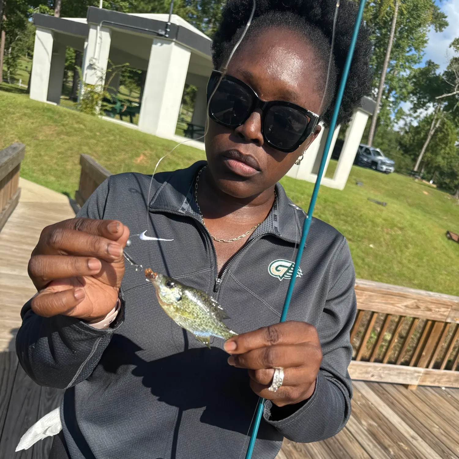 Greengill hybrid caught on Fishbrain