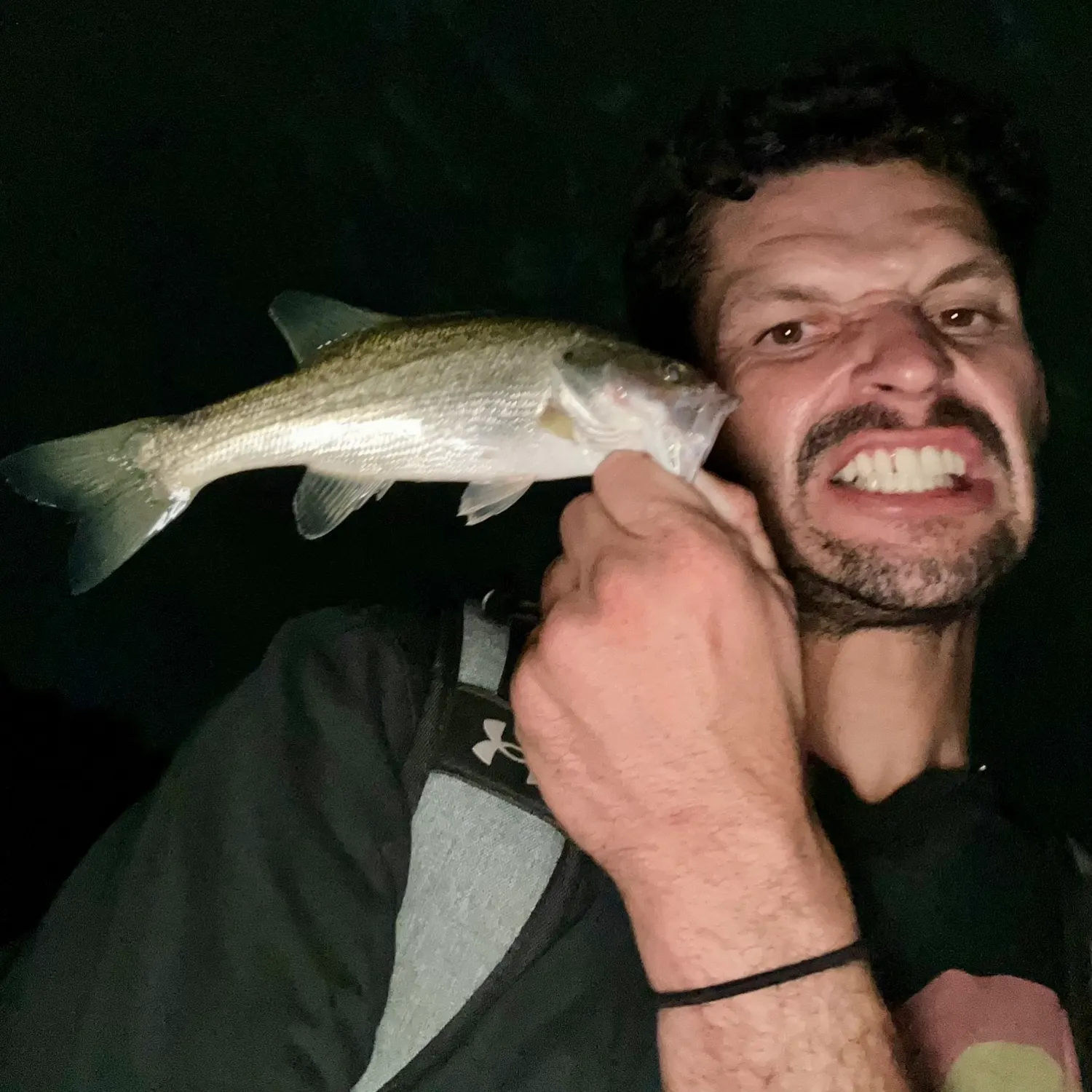 Spotted bass caught on Fishbrain