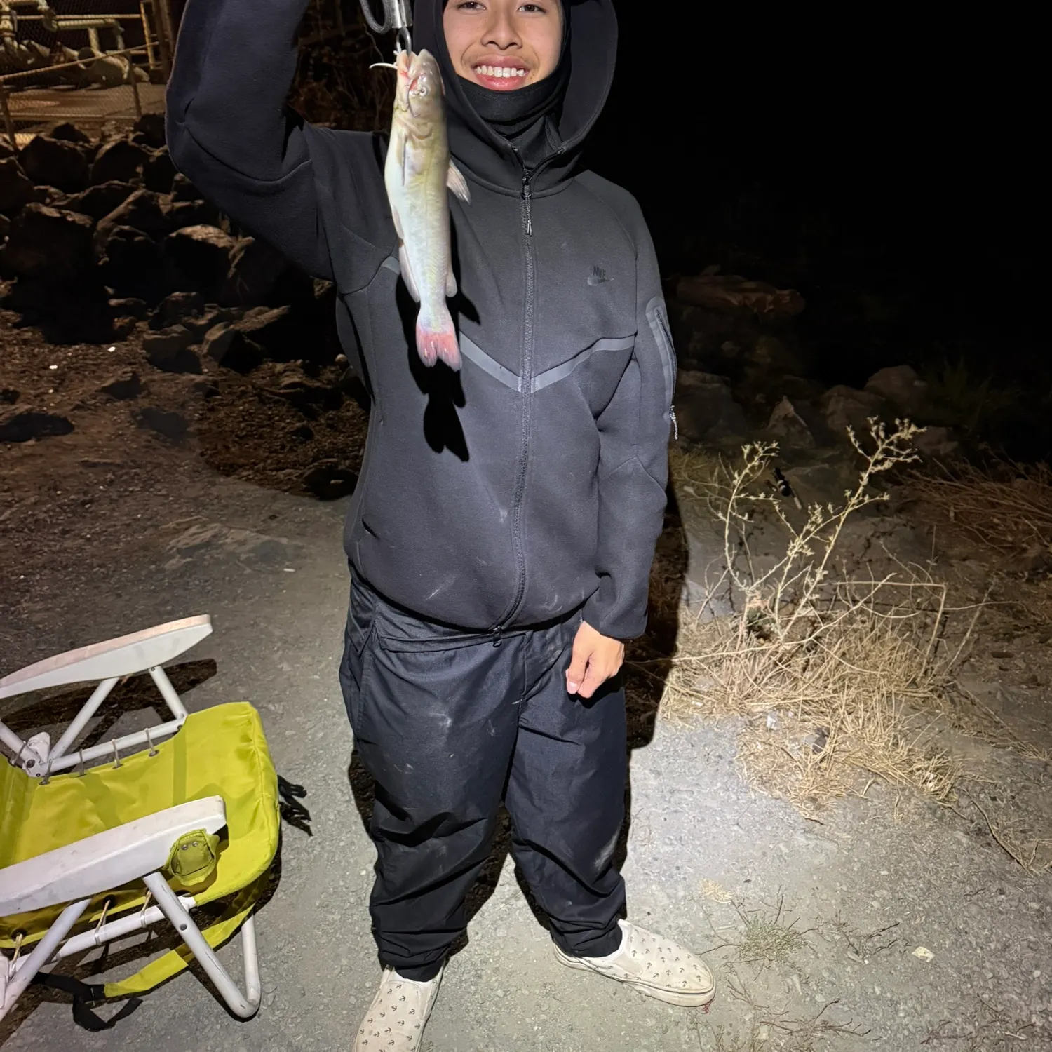 Channel catfish caught on Fishbrain