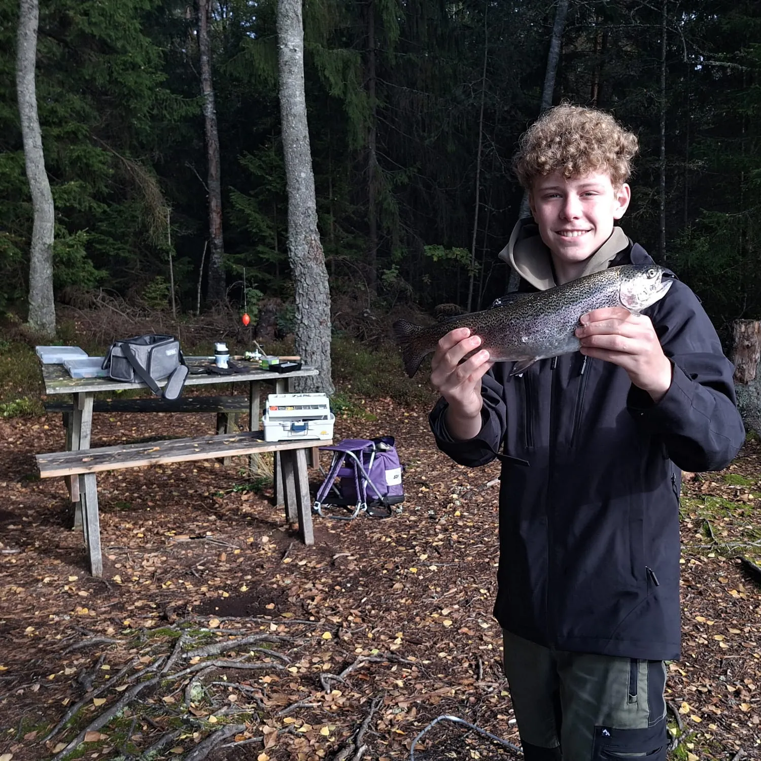 Rainbow trout caught on Fishbrain