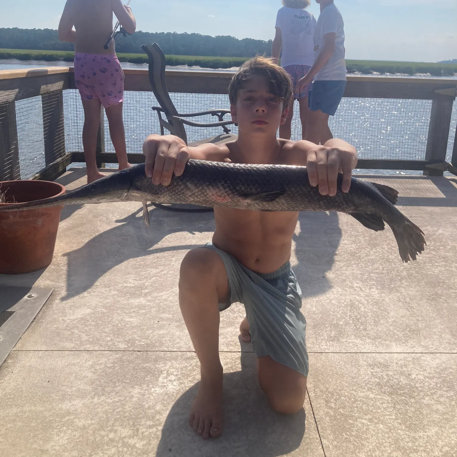 Alligator gar caught on Fishbrain