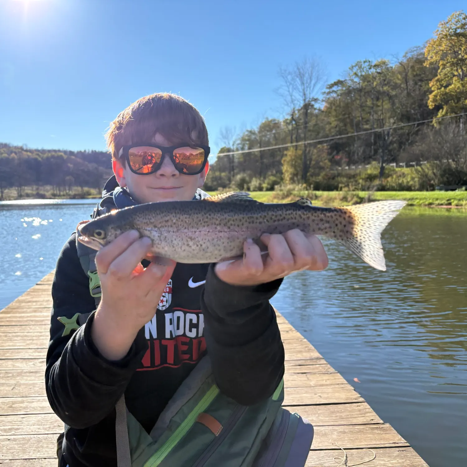 Rainbow trout caught on Fishbrain