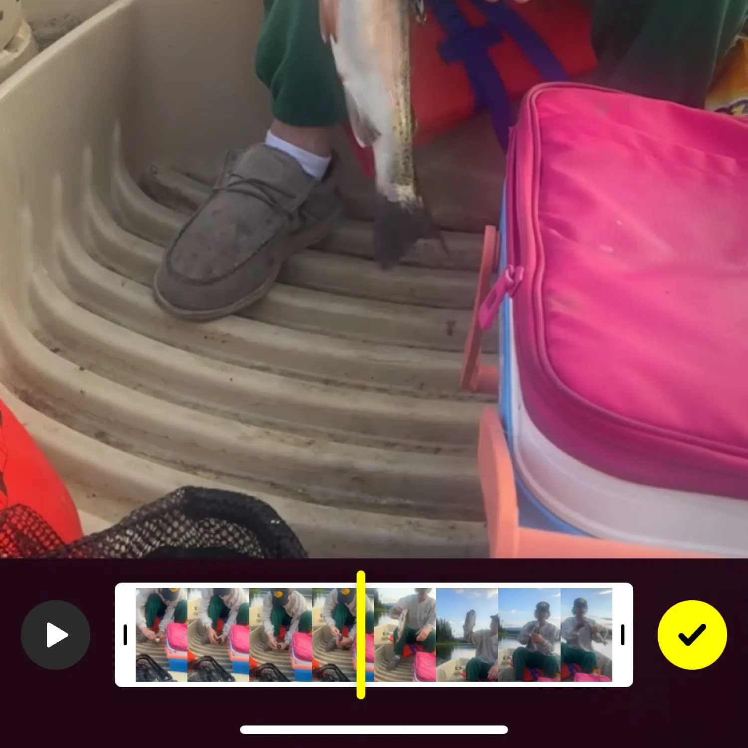 recently logged catches