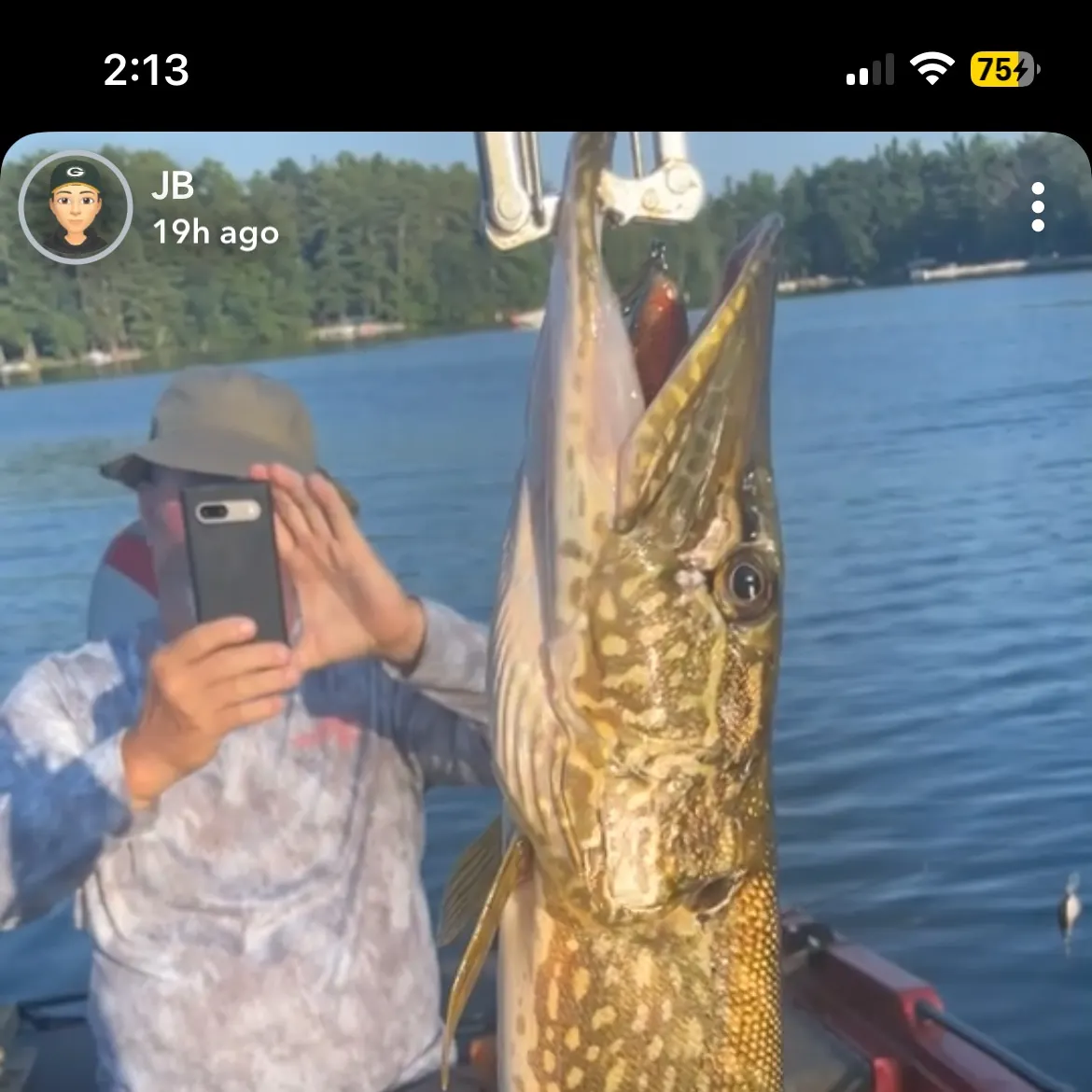 recently logged catches