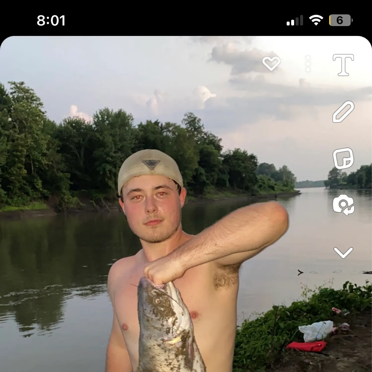 recently logged catches