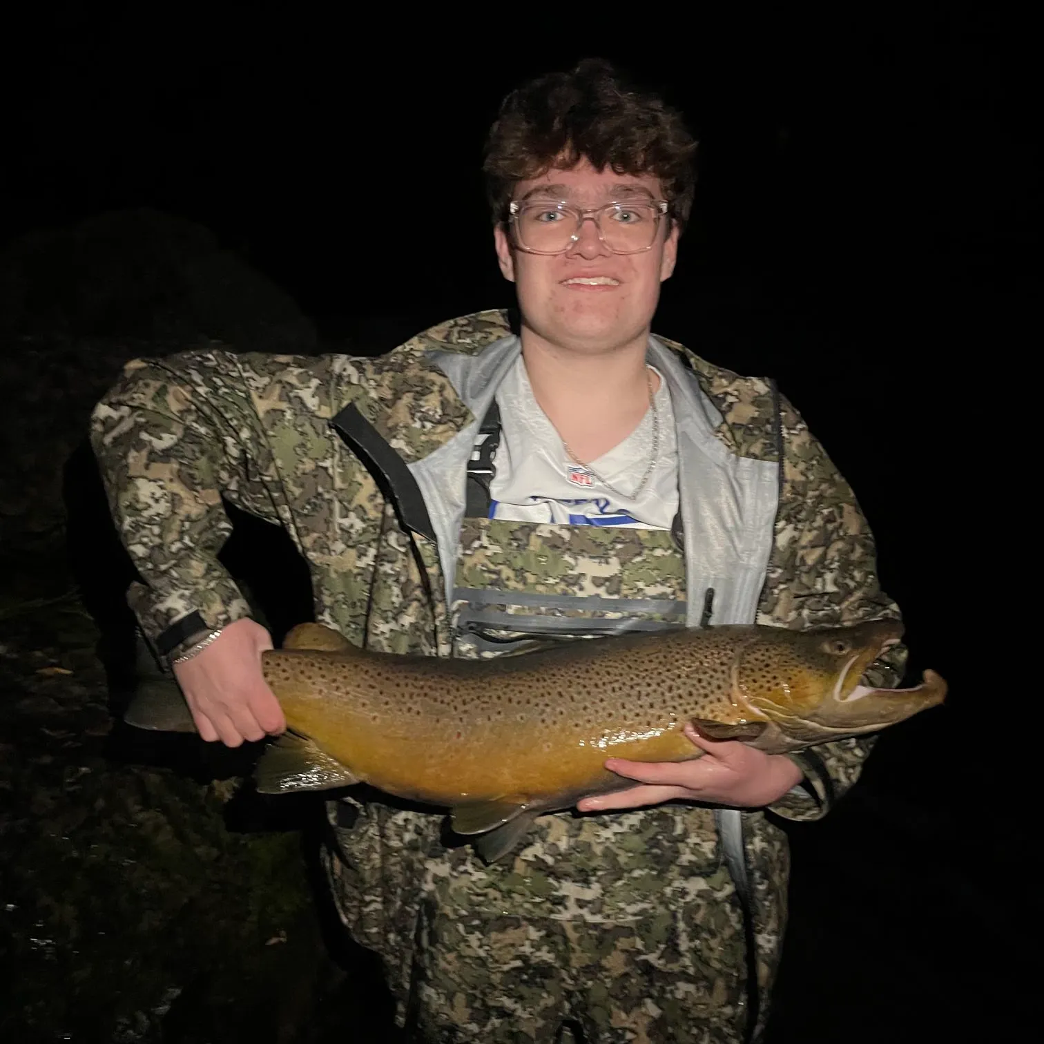 Brown trout caught on Fishbrain