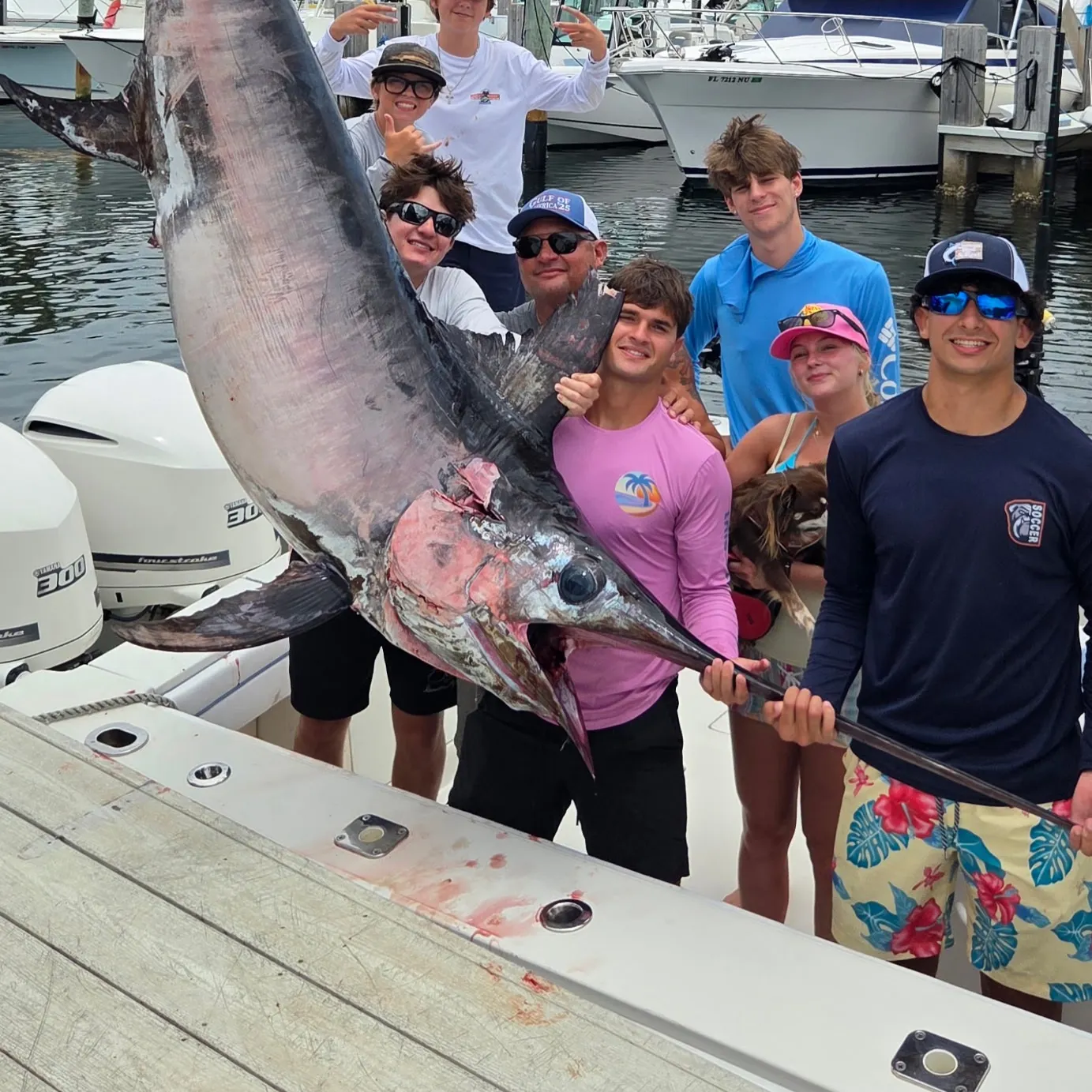 The most recent Swordfish catches on Fishbrain