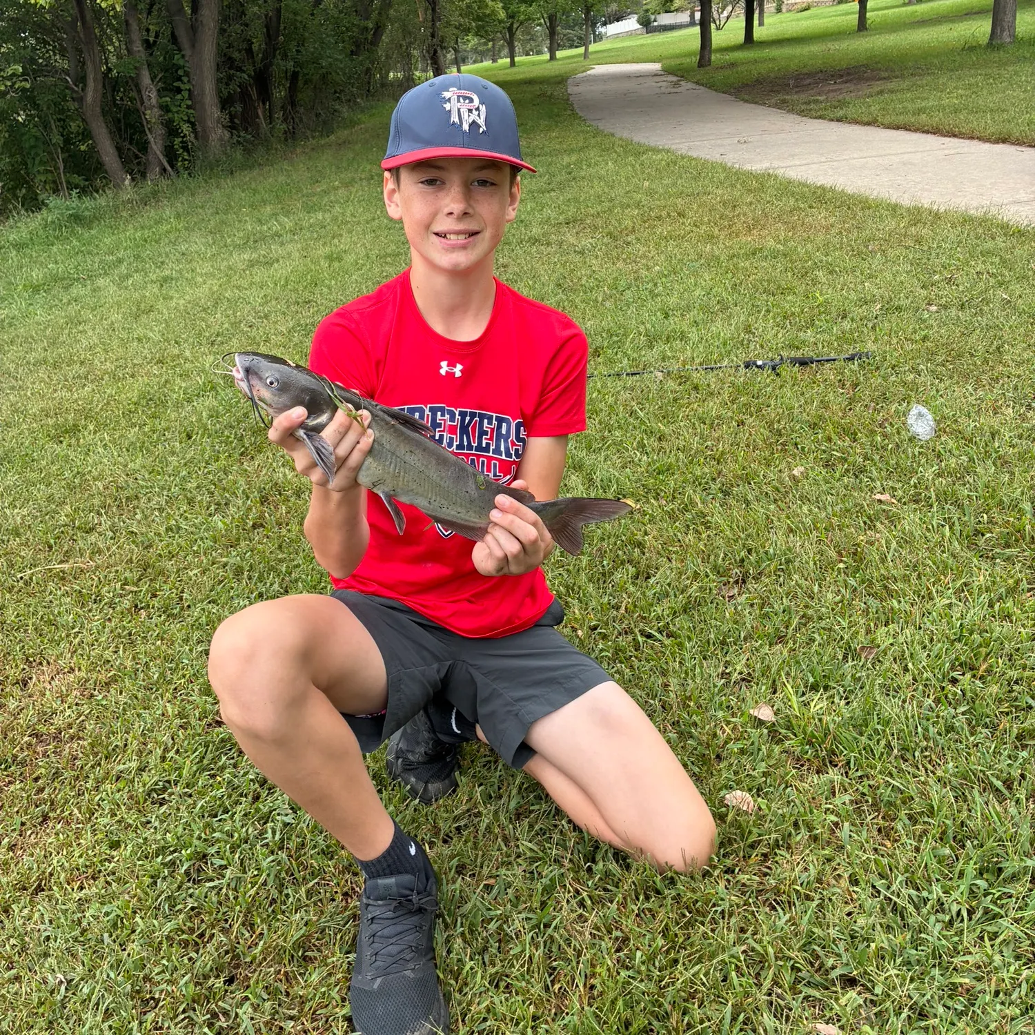 Channel catfish caught on Fishbrain
