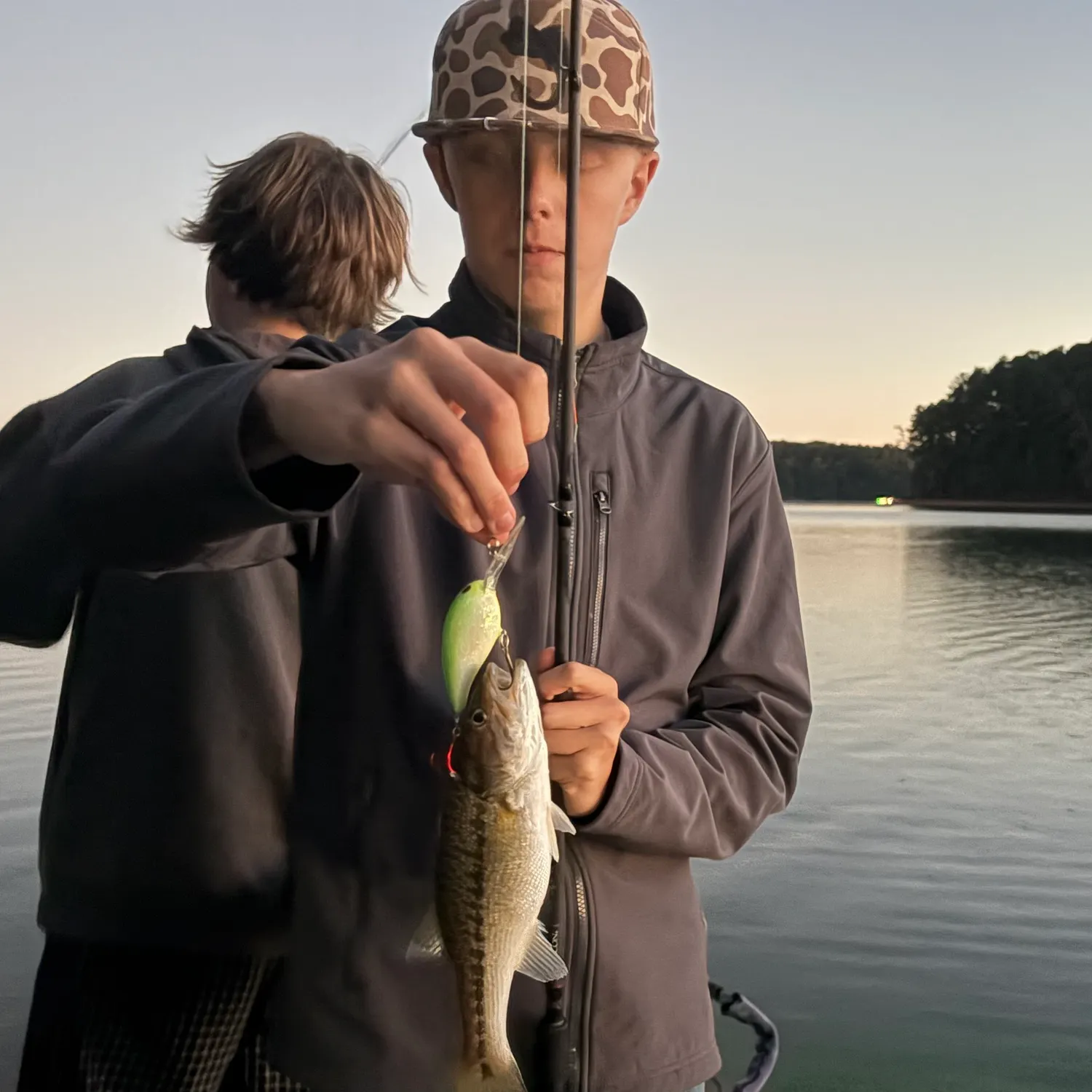 Spotted bass caught on Fishbrain