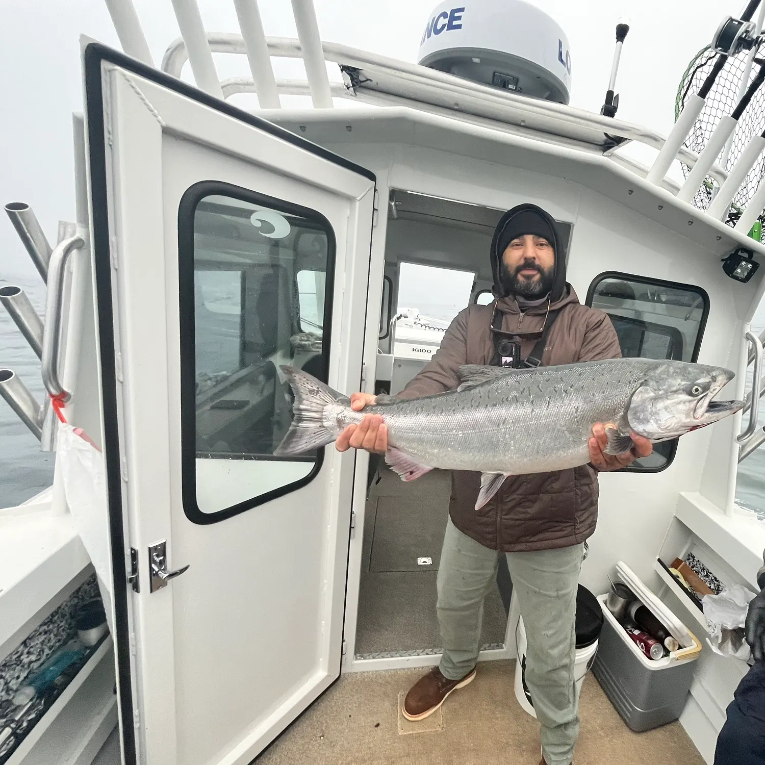 Chinook salmon caught on Fishbrain