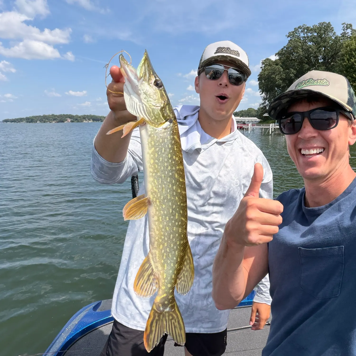 Northern pike caught on Fishbrain
