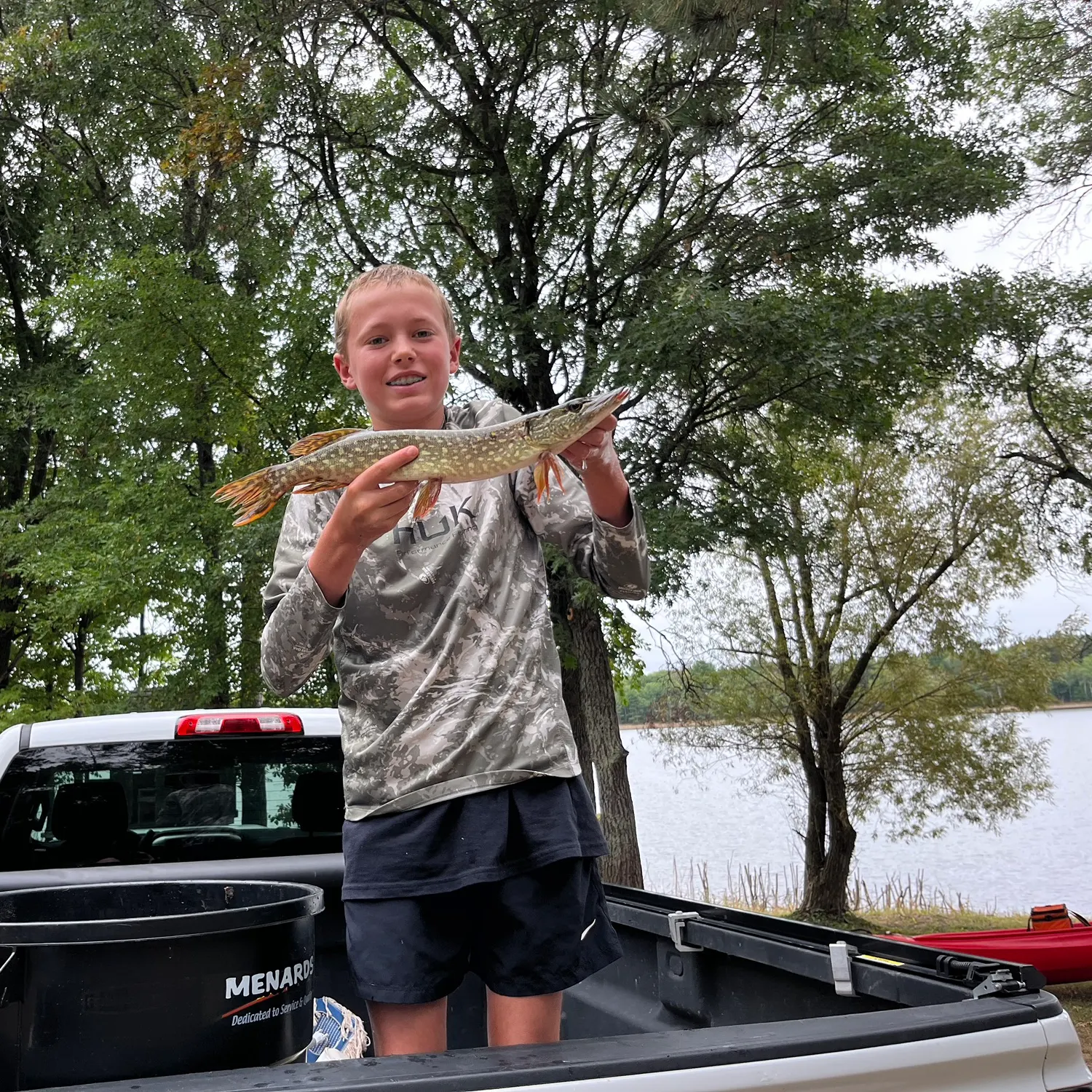 Northern pike caught on Fishbrain