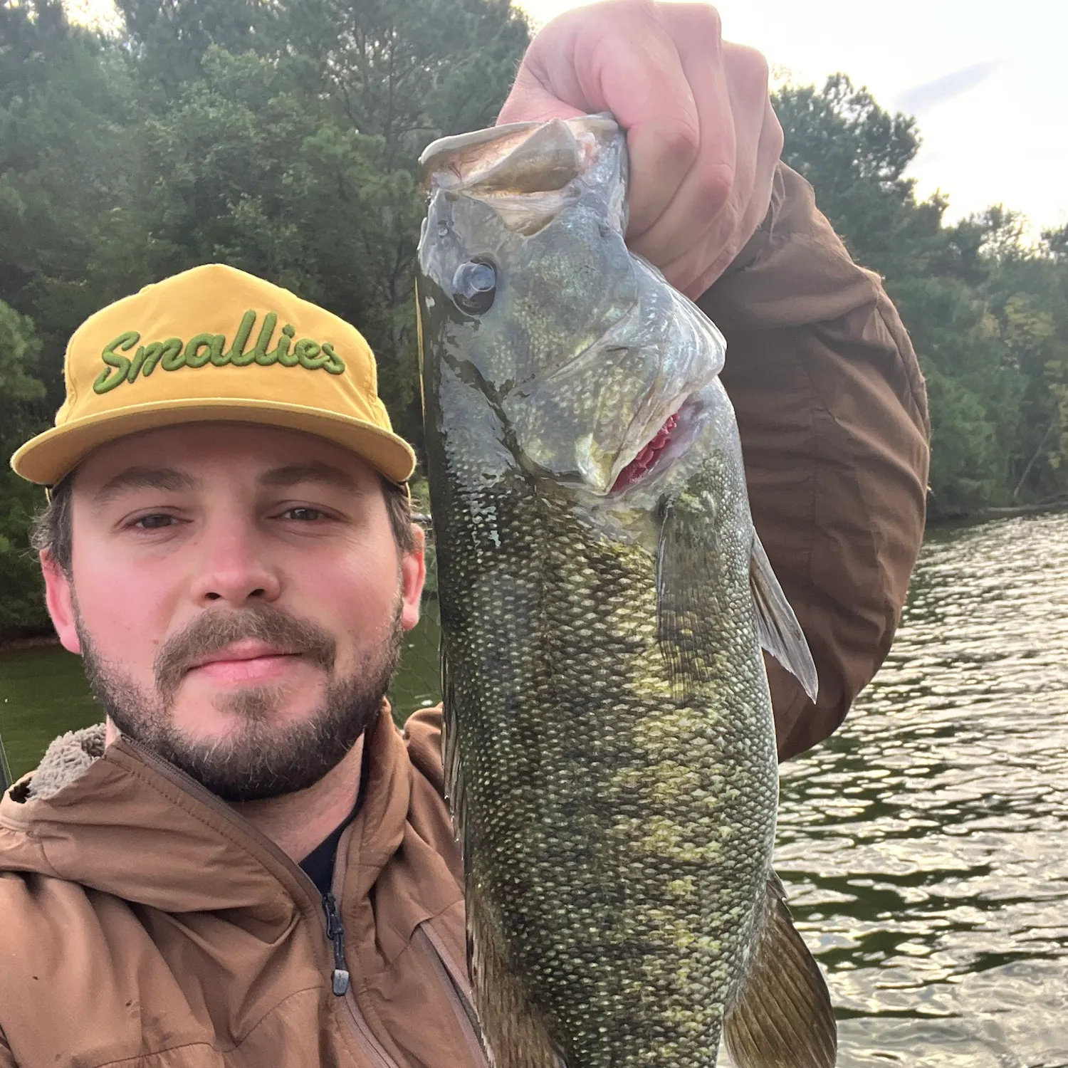 Smallmouth bass caught on Fishbrain