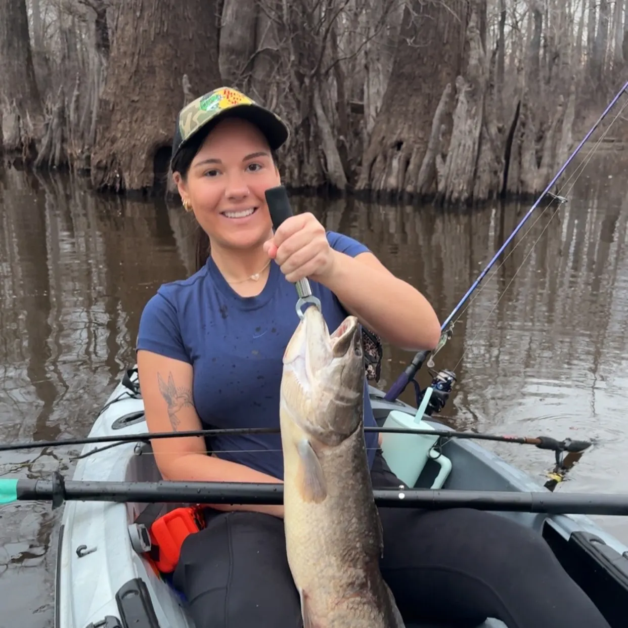 The most recent Eyetail bowfin catches on Fishbrain