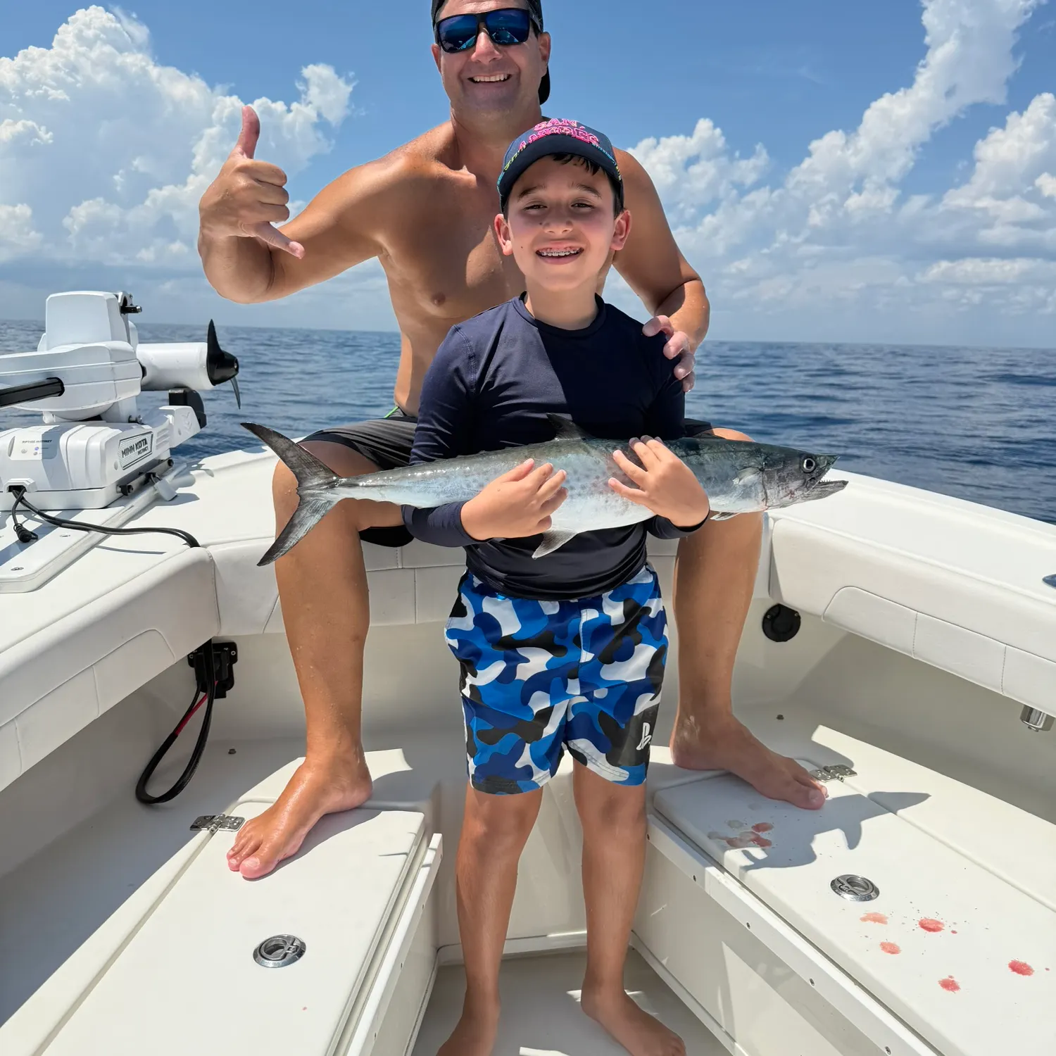 Spanish mackerel caught on Fishbrain