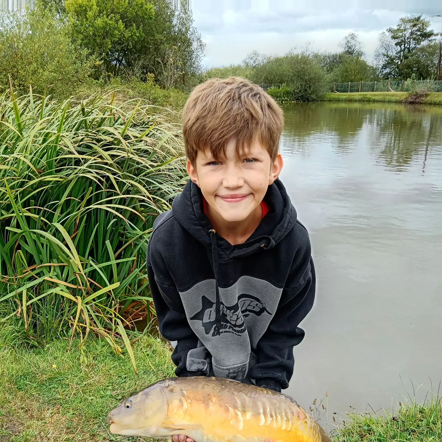 Leather carp caught on Fishbrain