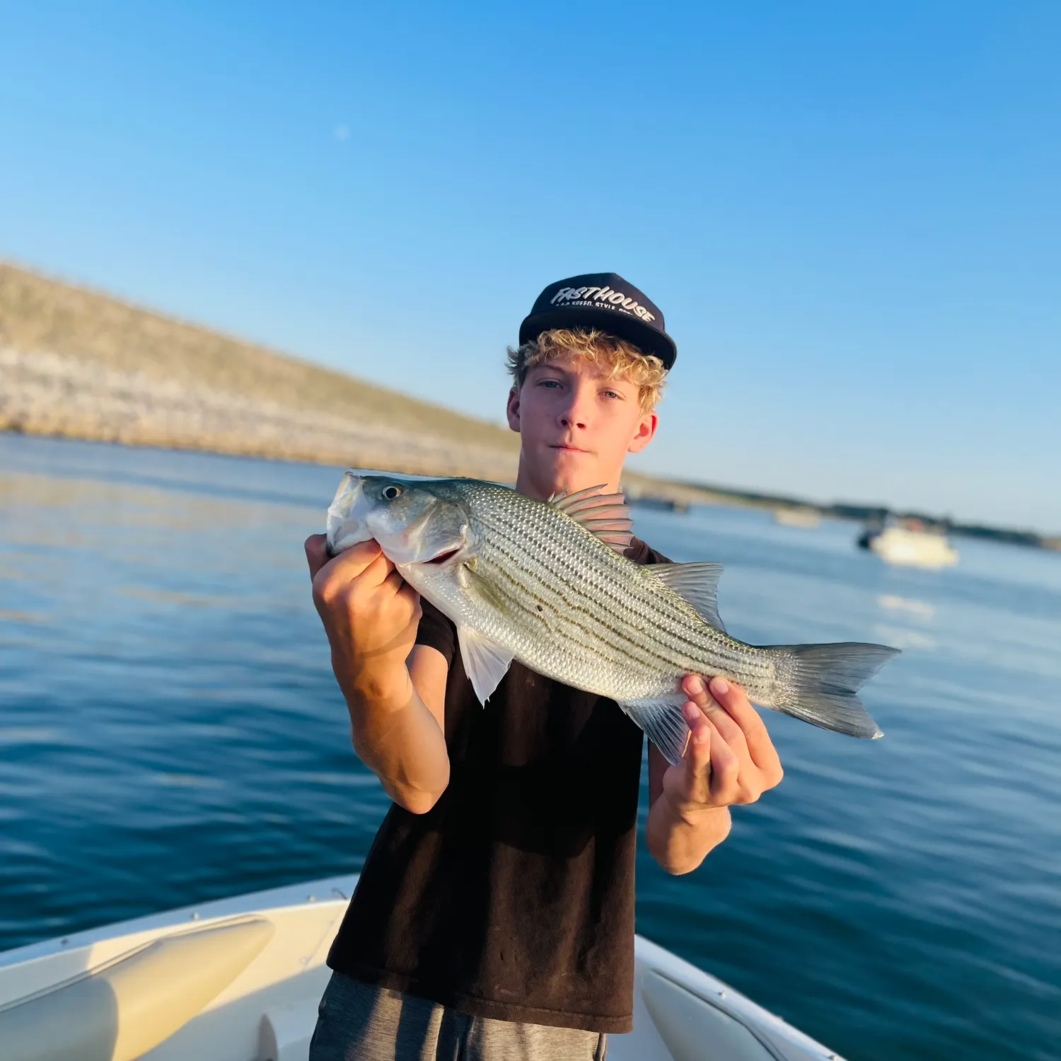 Striped bass caught on Fishbrain