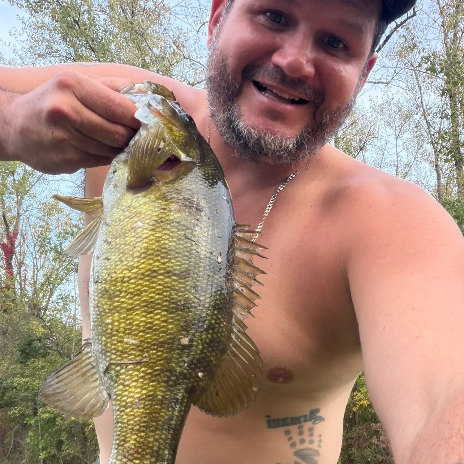 Smallmouth bass caught on Fishbrain