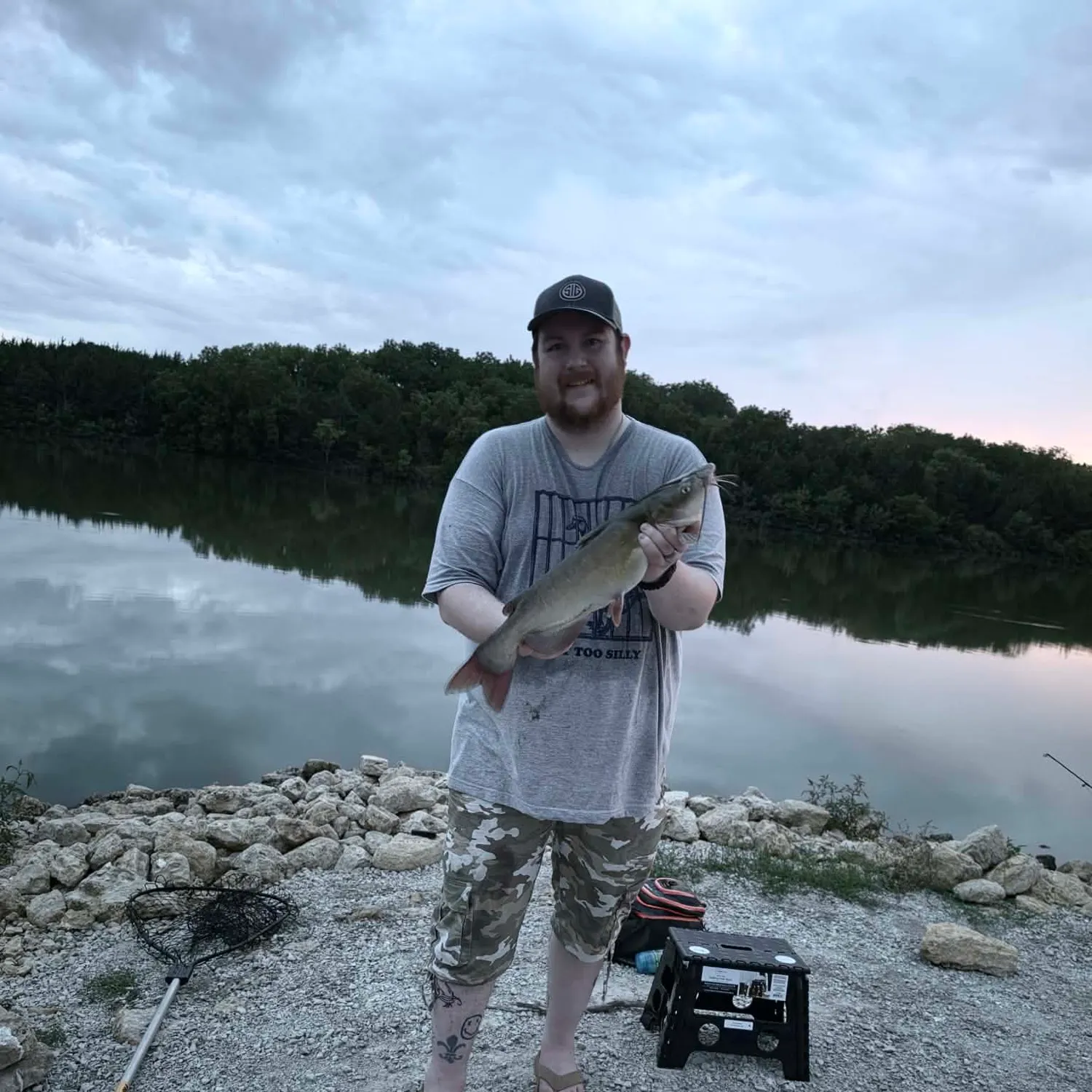 Channel catfish caught on Fishbrain