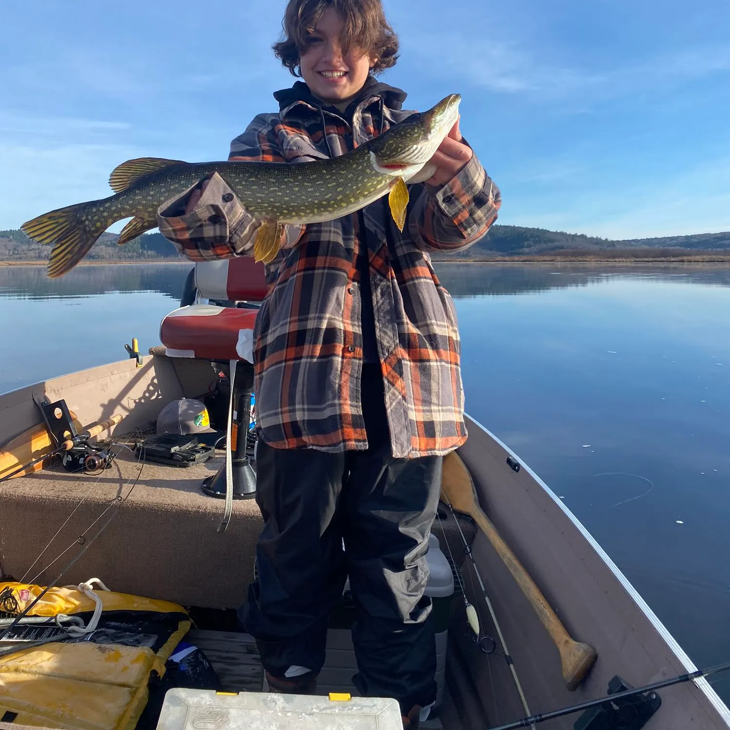 Northern pike caught on Fishbrain