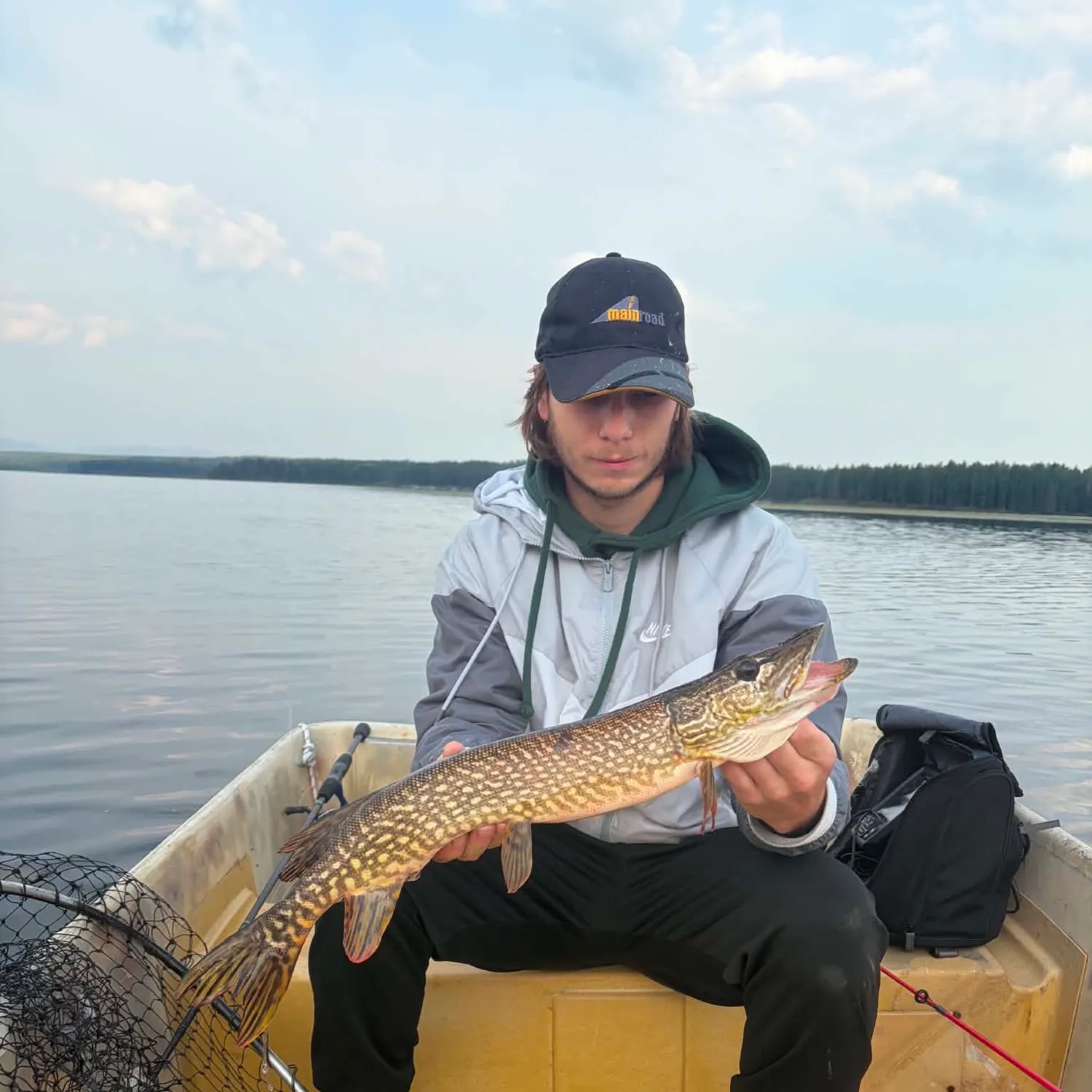 Northern pike caught on Fishbrain