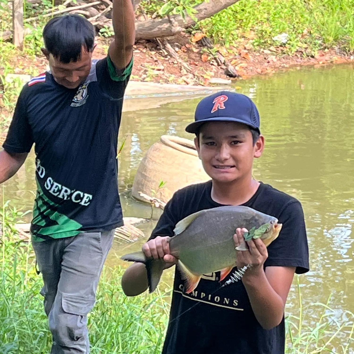 The most popular recent Red-bellied pacu catch on Fishbrain