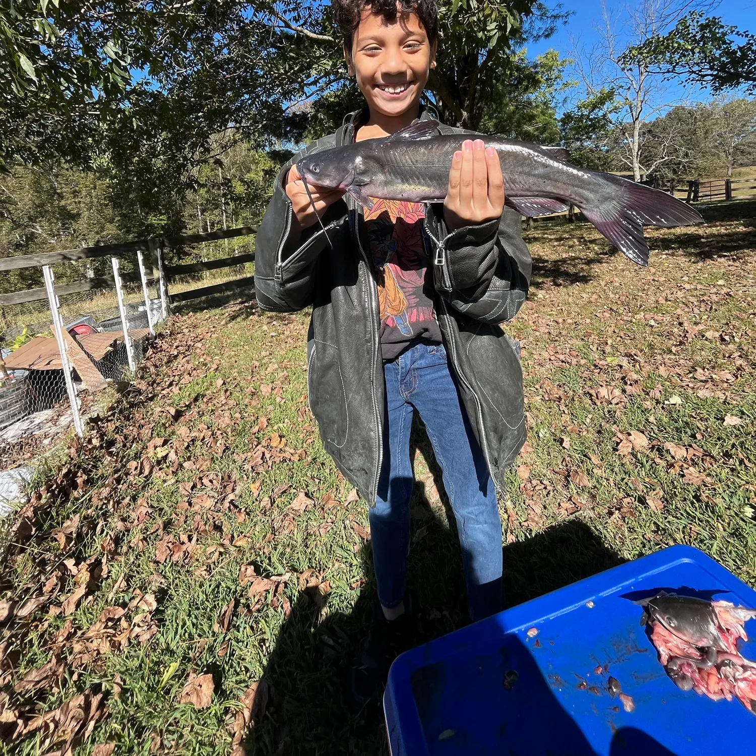 Channel catfish caught on Fishbrain