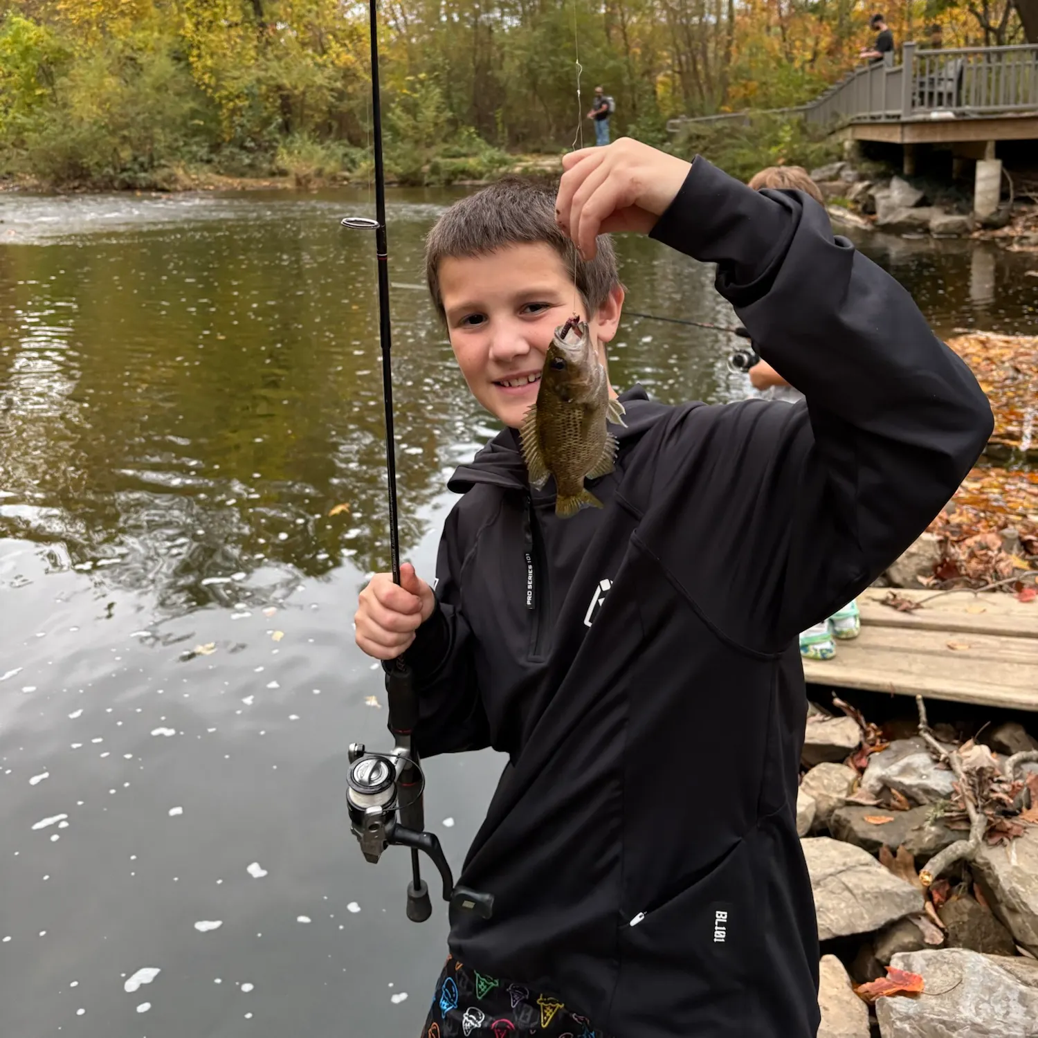 Rock bass caught on Fishbrain