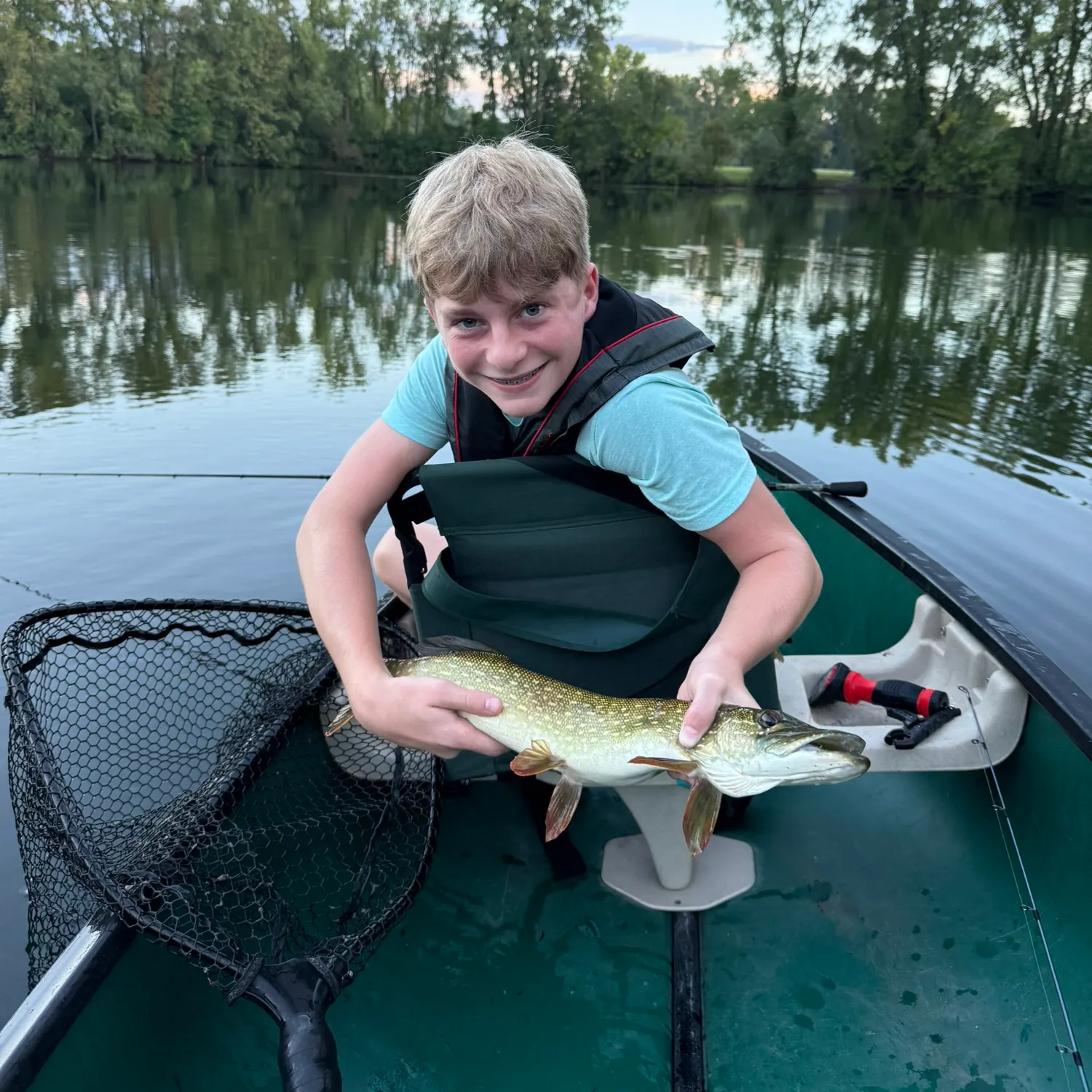 Northern pike caught on Fishbrain