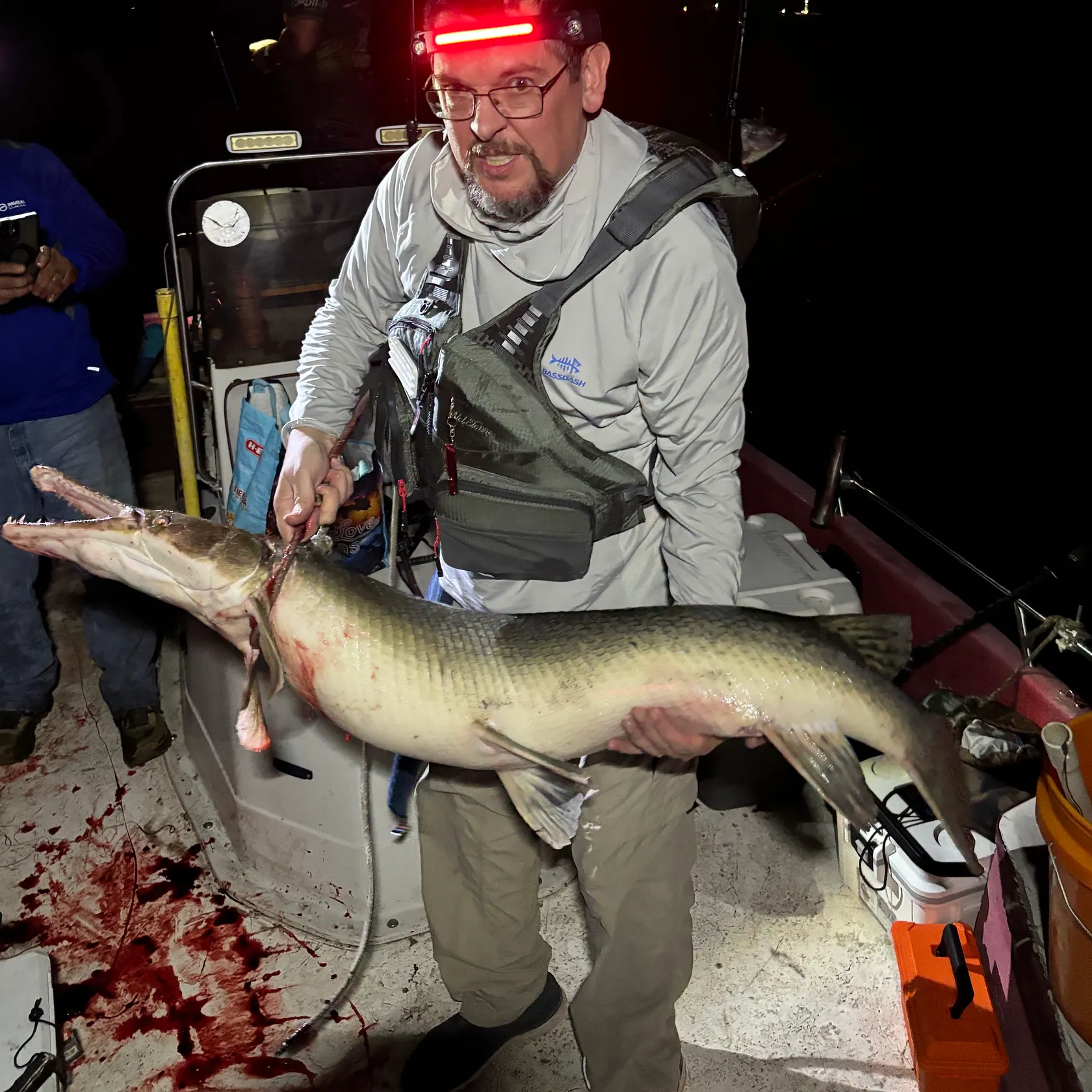 Alligator gar caught on Fishbrain