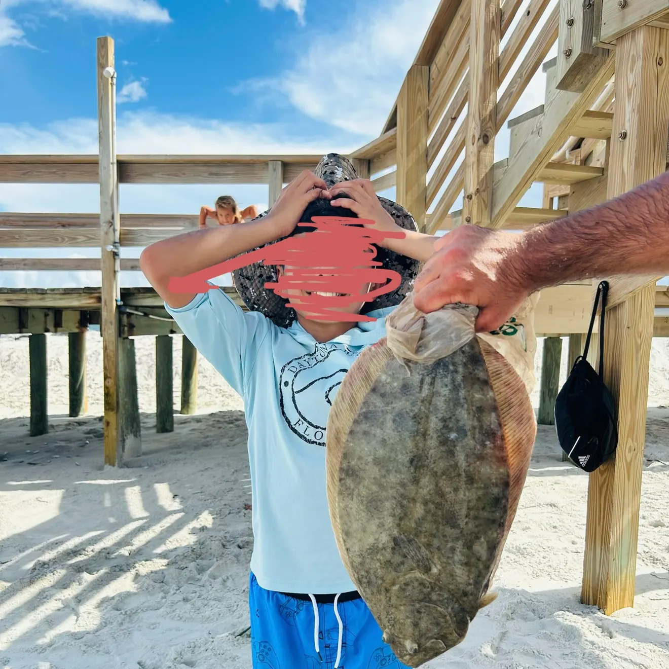 Southern flounder caught on Fishbrain