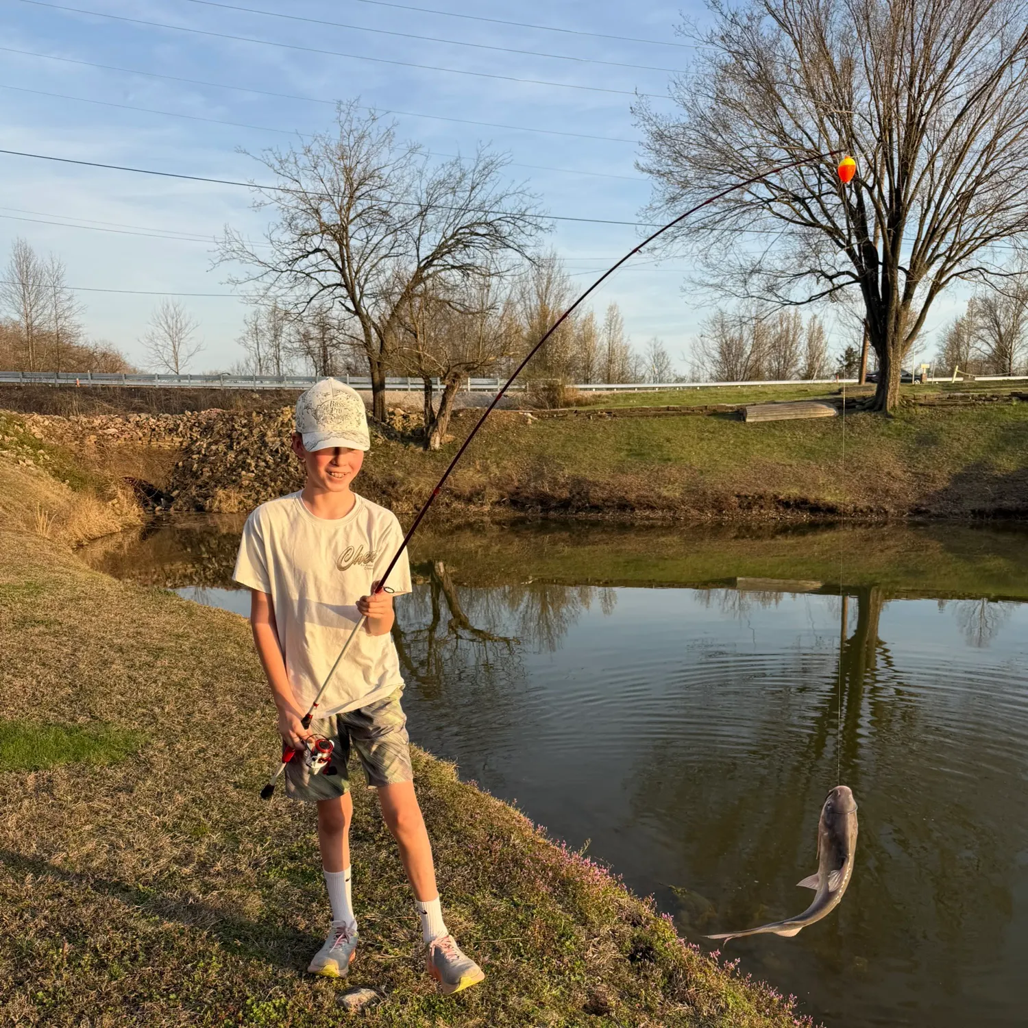 Blue catfish caught on Fishbrain