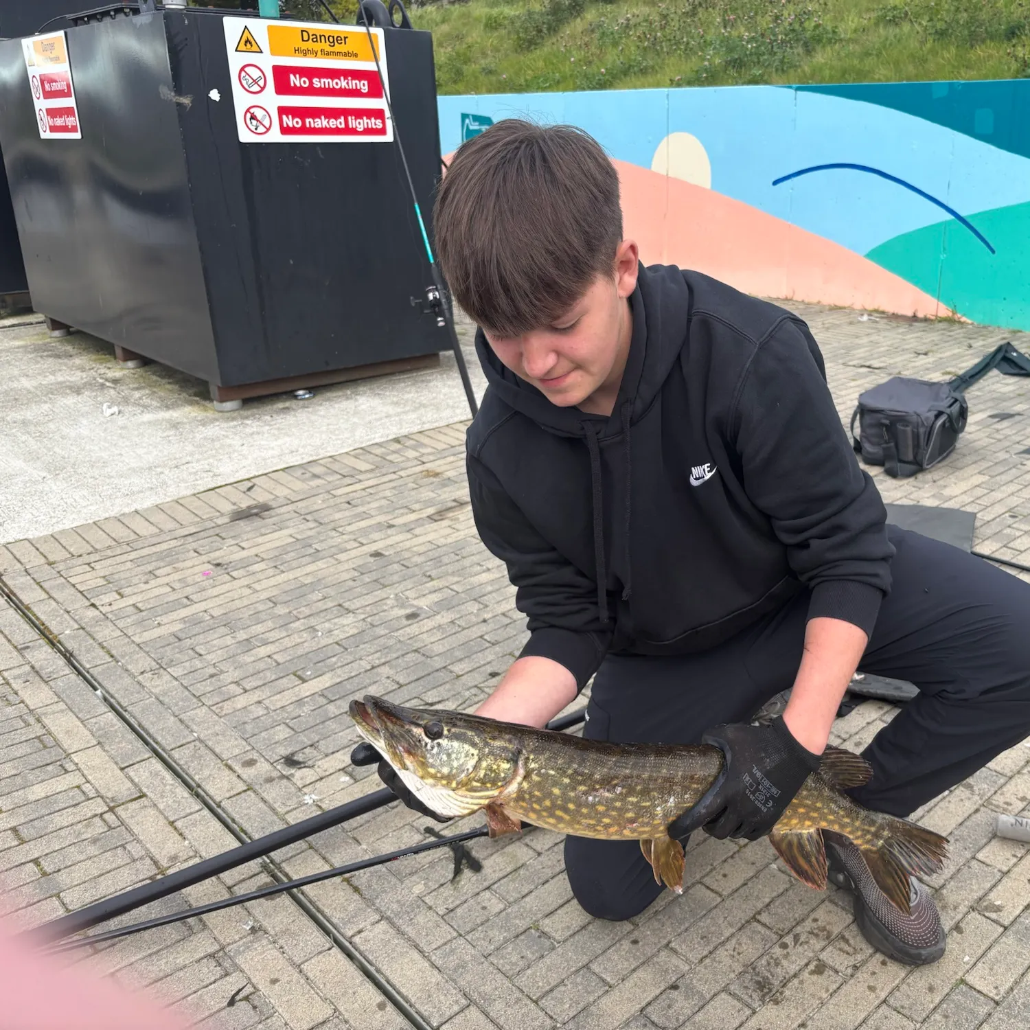 Northern pike caught on Fishbrain