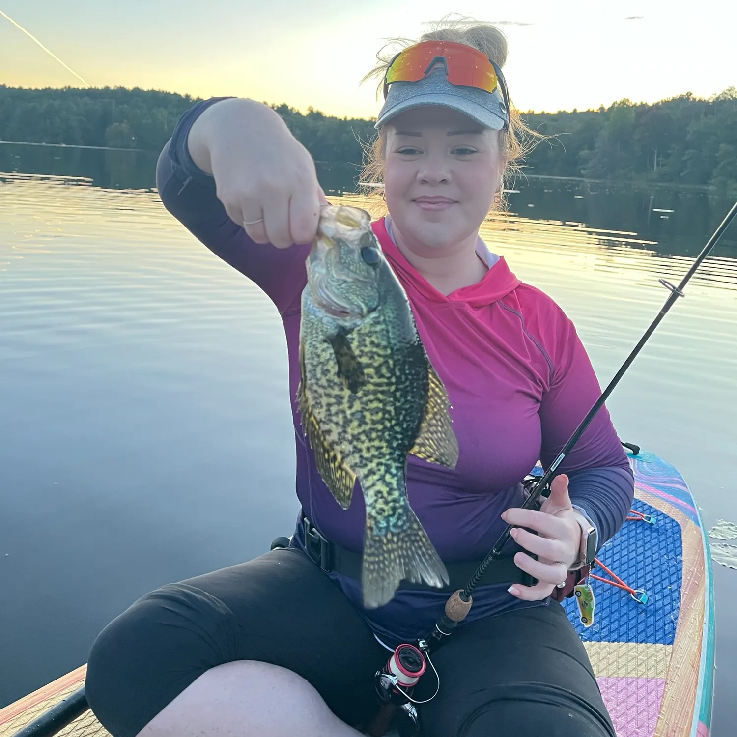 Black crappie caught on Fishbrain