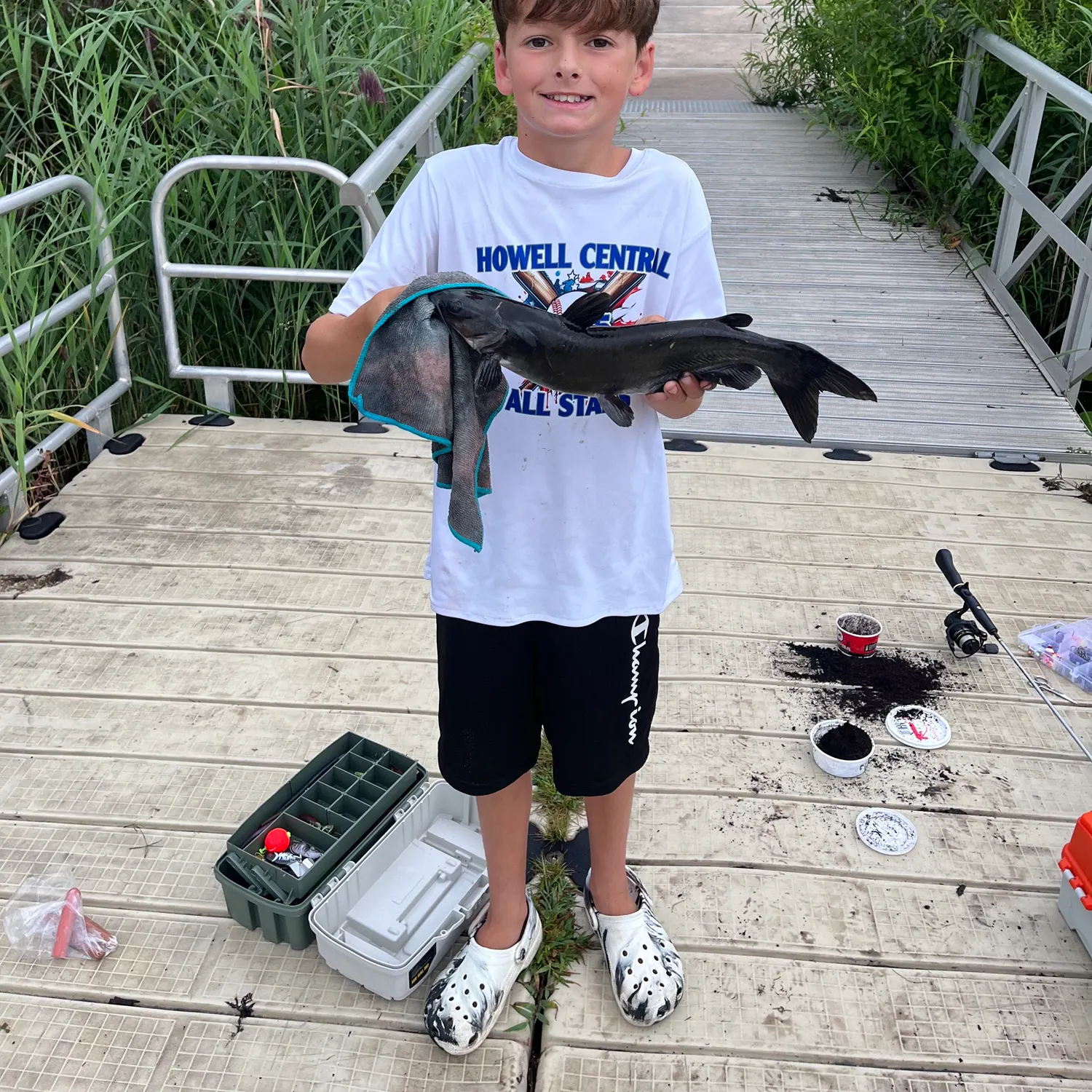Channel catfish caught on Fishbrain