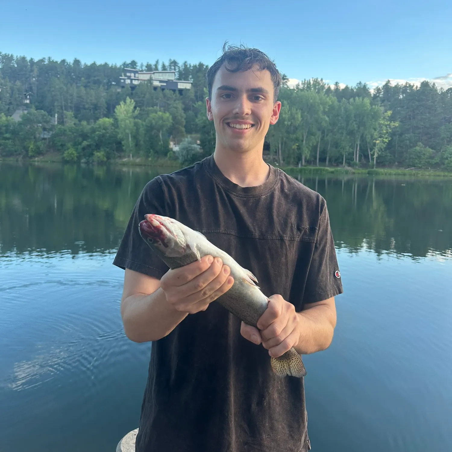 Rainbow trout caught on Fishbrain