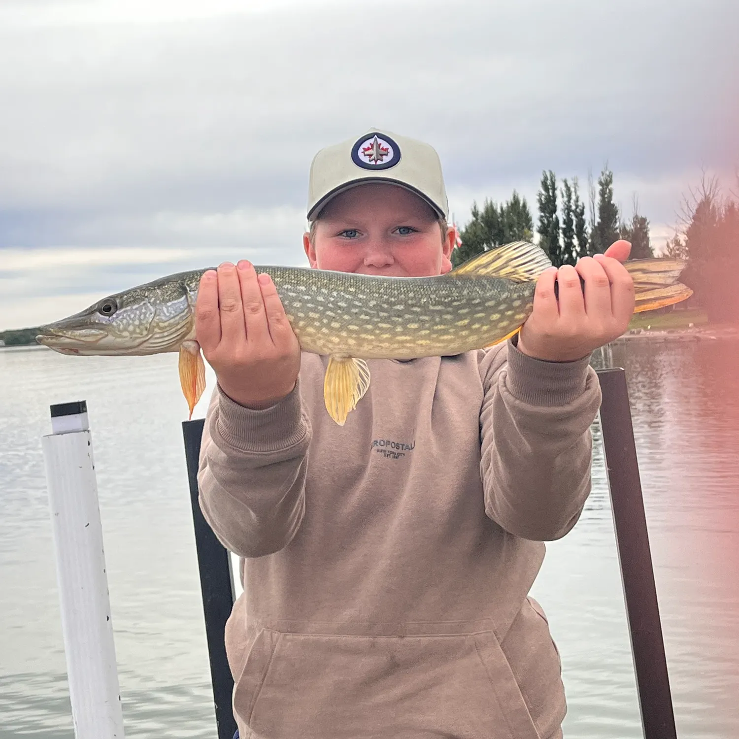 Northern pike caught on Fishbrain