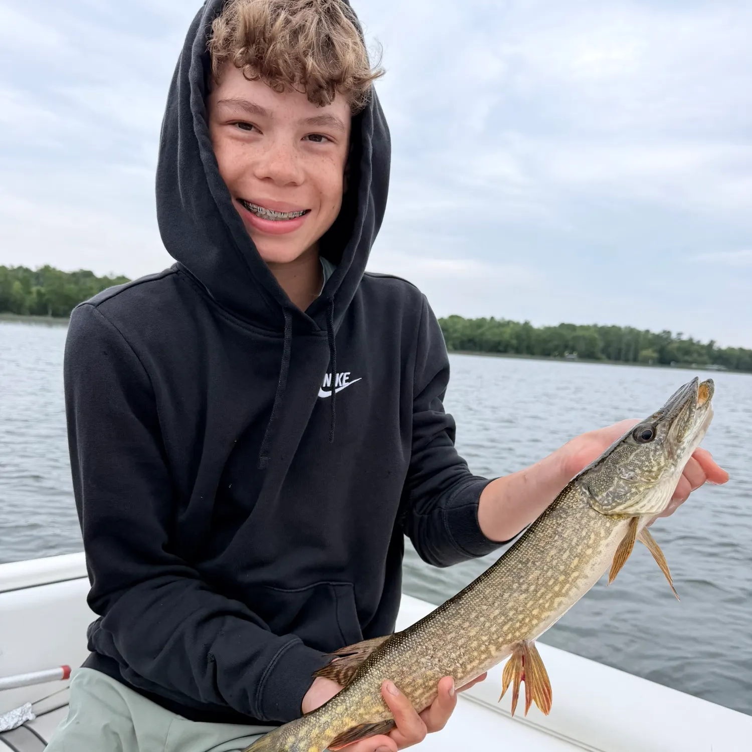 Northern pike caught on Fishbrain