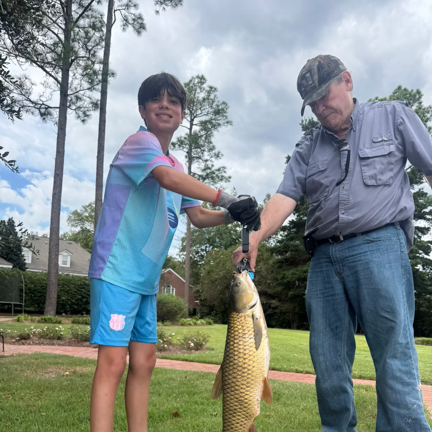 Grass carp caught on Fishbrain