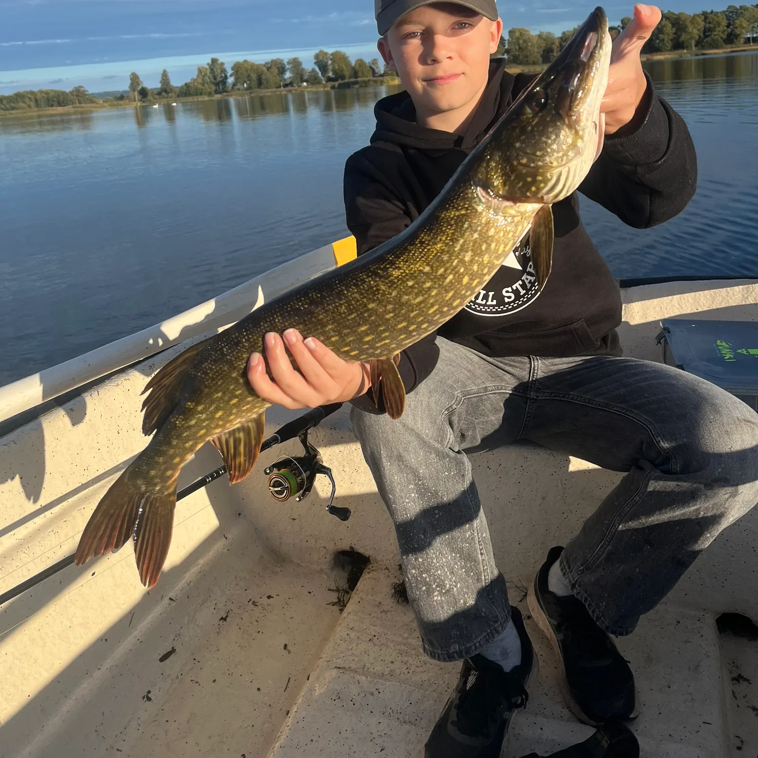 Northern pike caught on Fishbrain