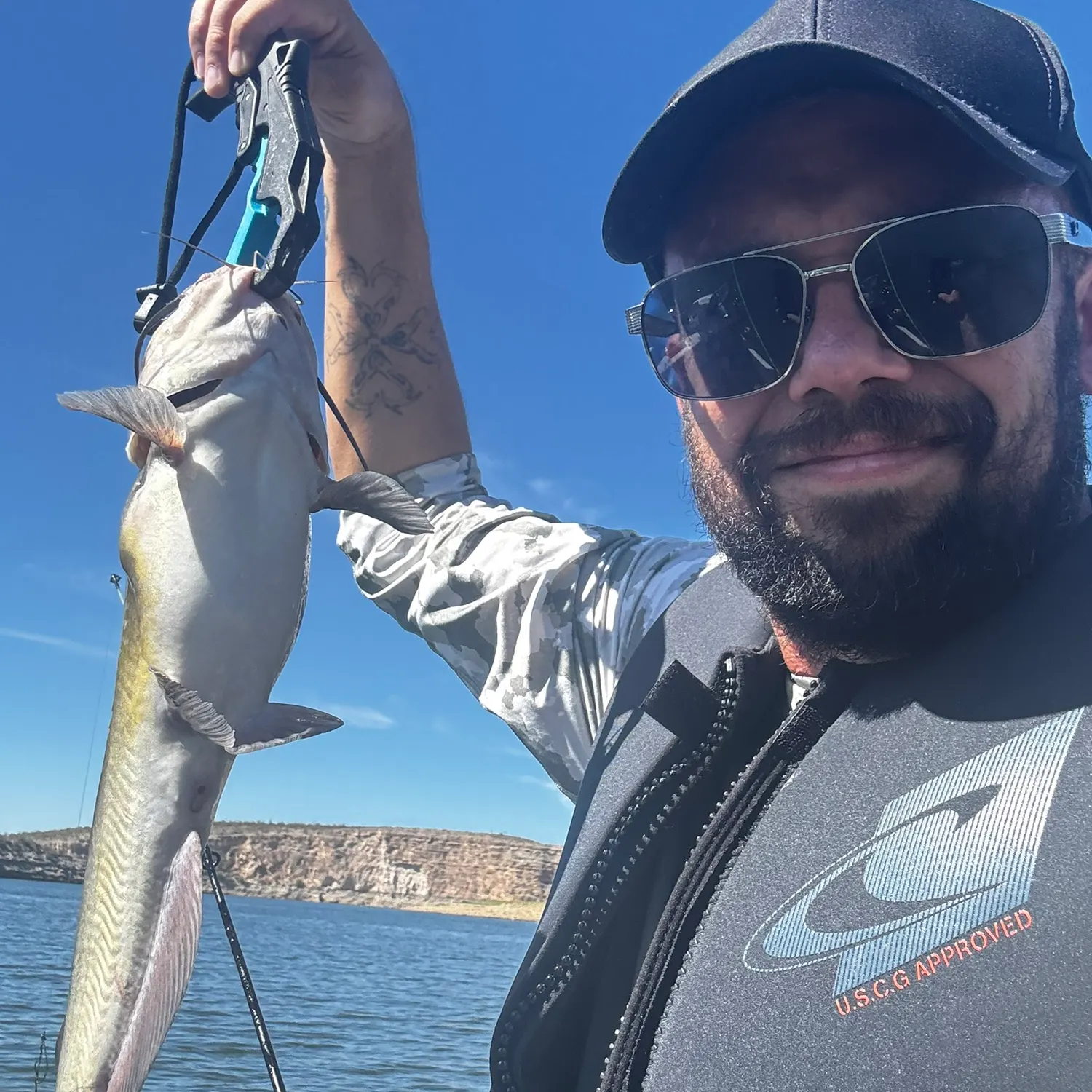 Channel catfish caught on Fishbrain