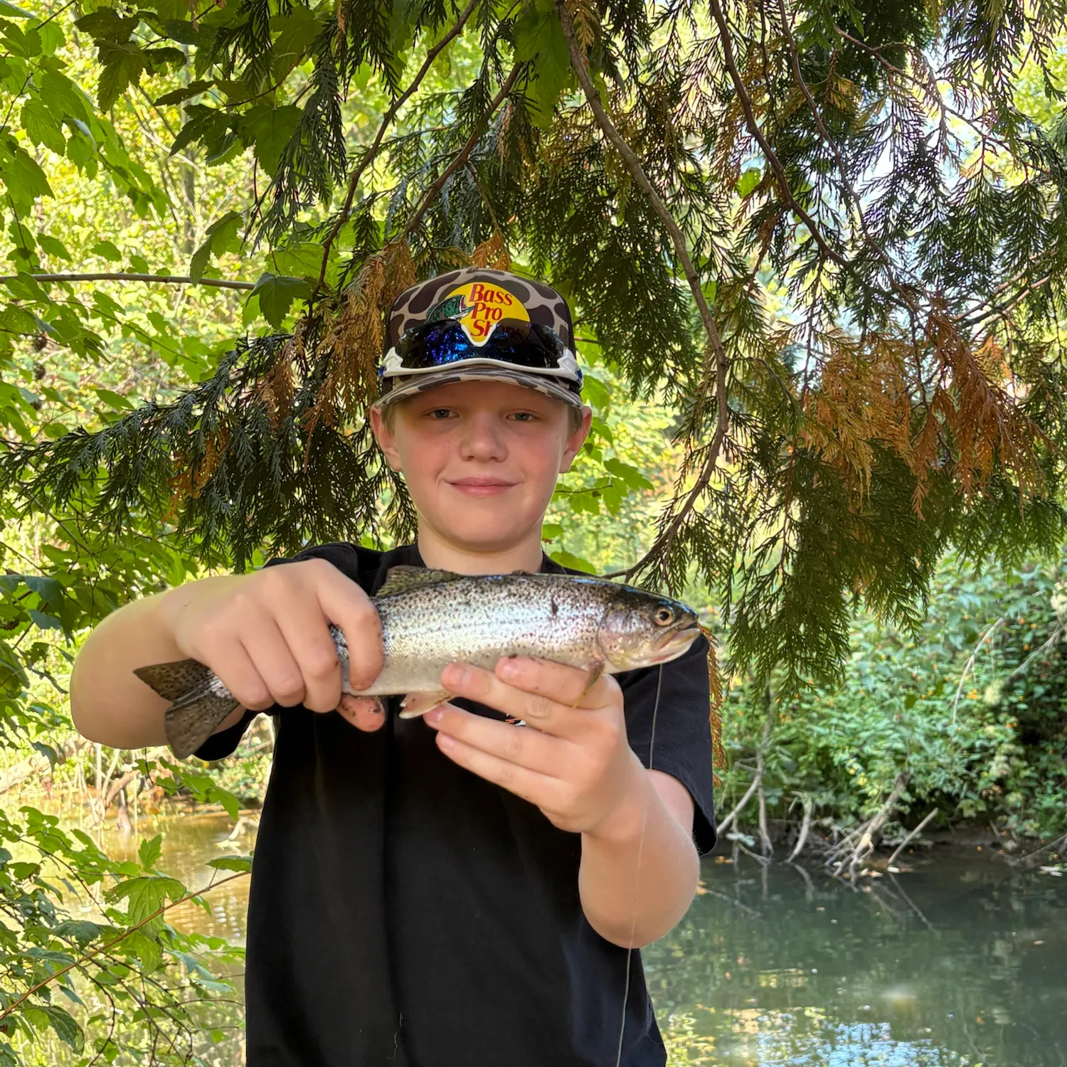 Rainbow trout caught on Fishbrain