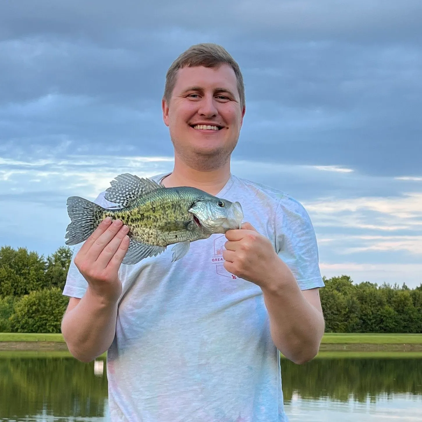 Black crappie caught on Fishbrain