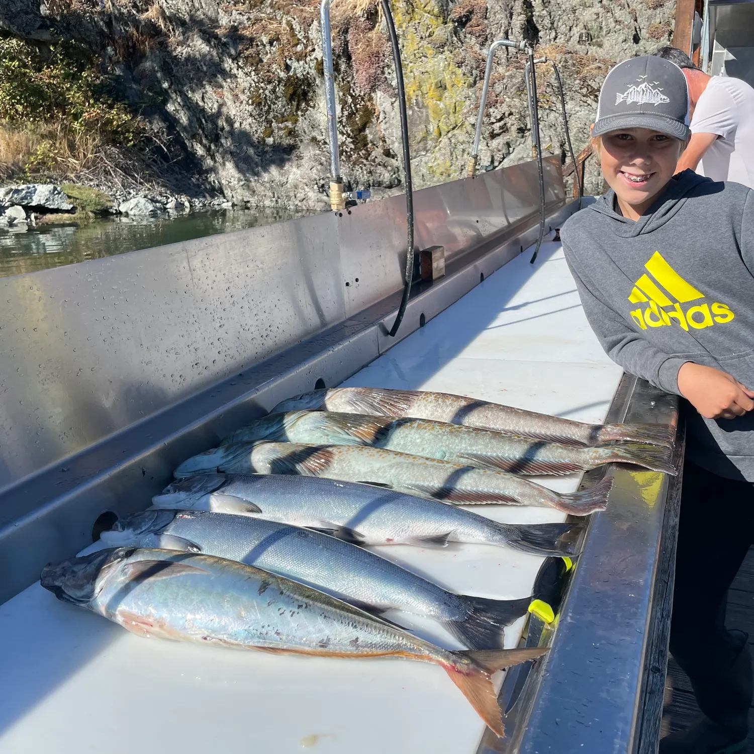 Coho salmon caught on Fishbrain
