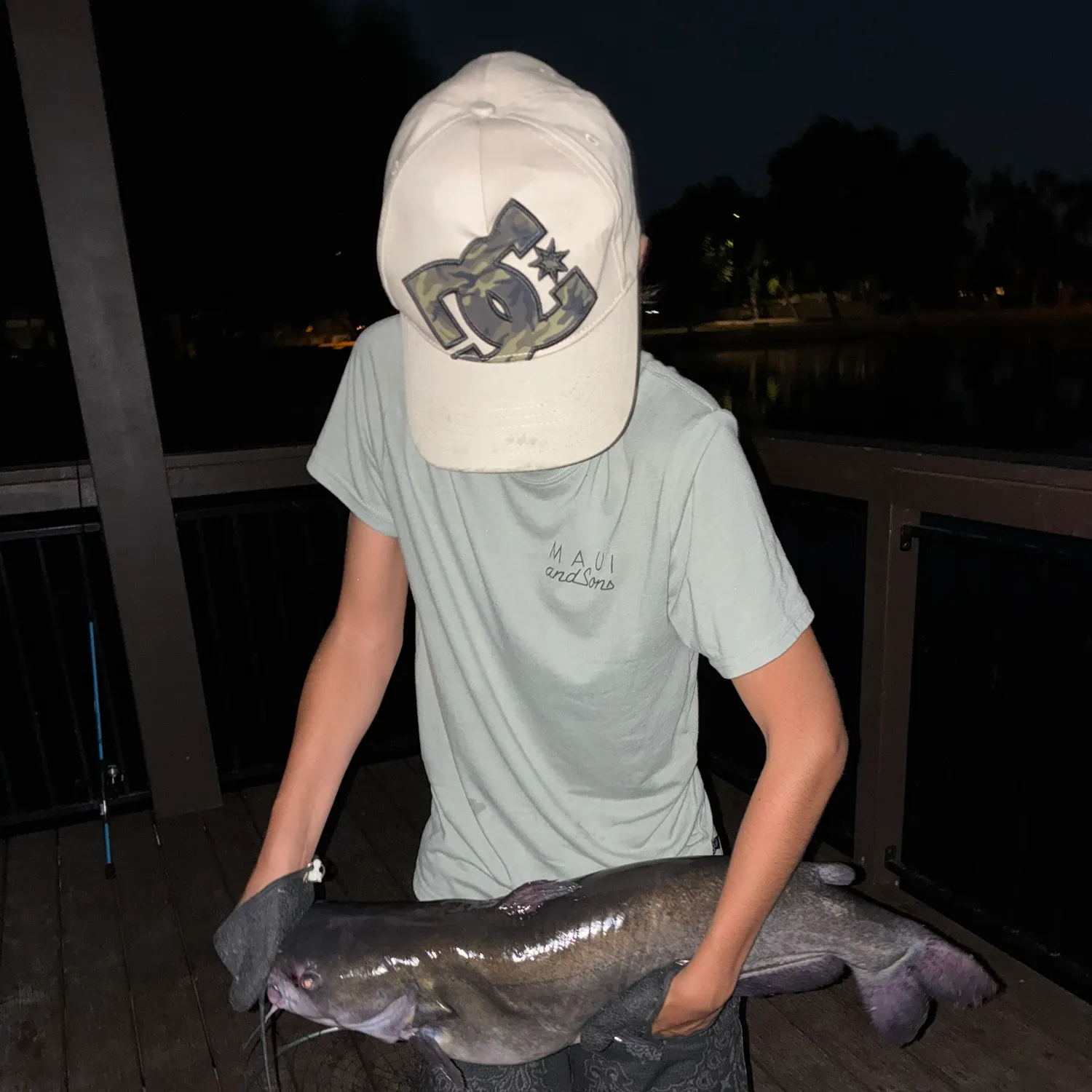 Channel catfish caught on Fishbrain