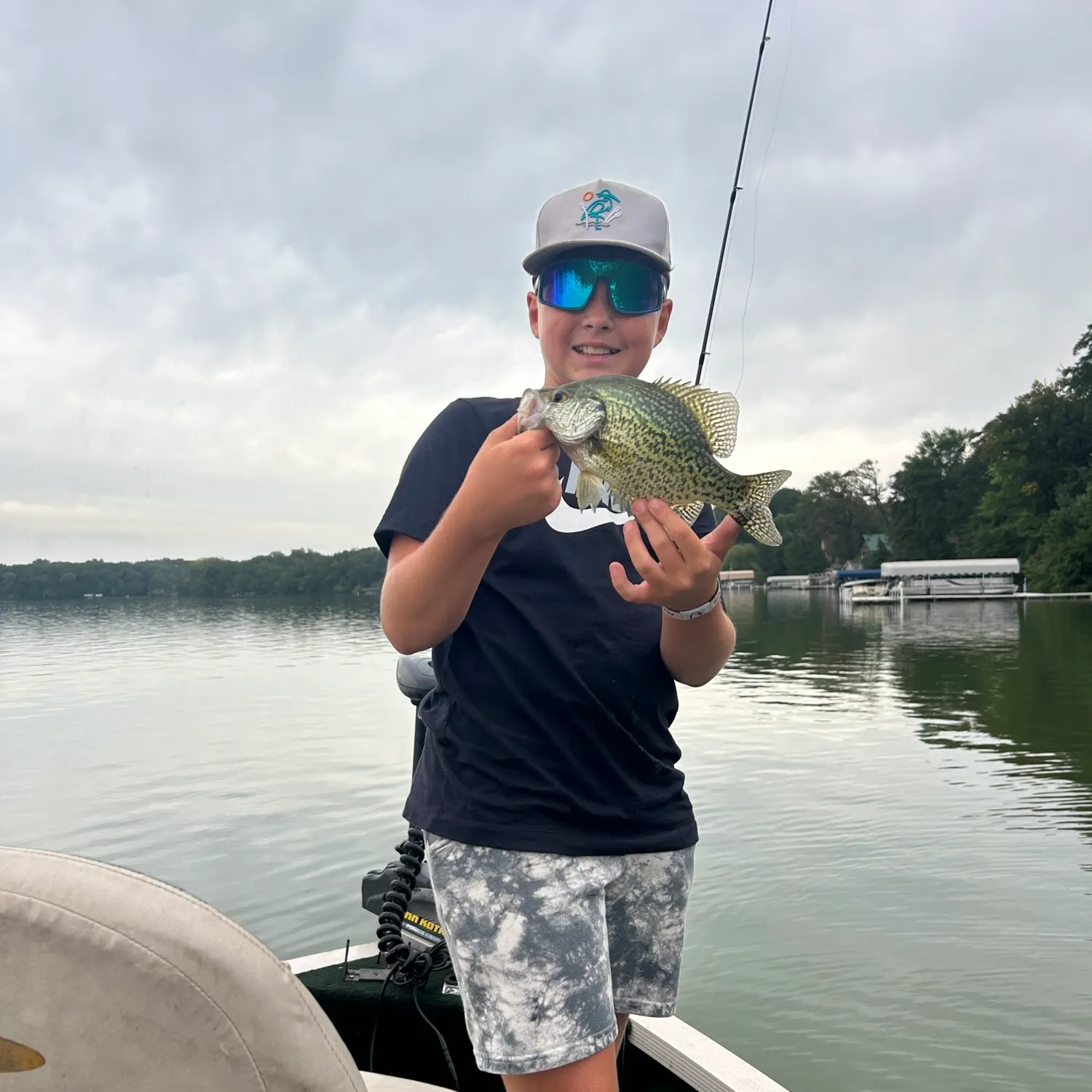 Black crappie caught on Fishbrain