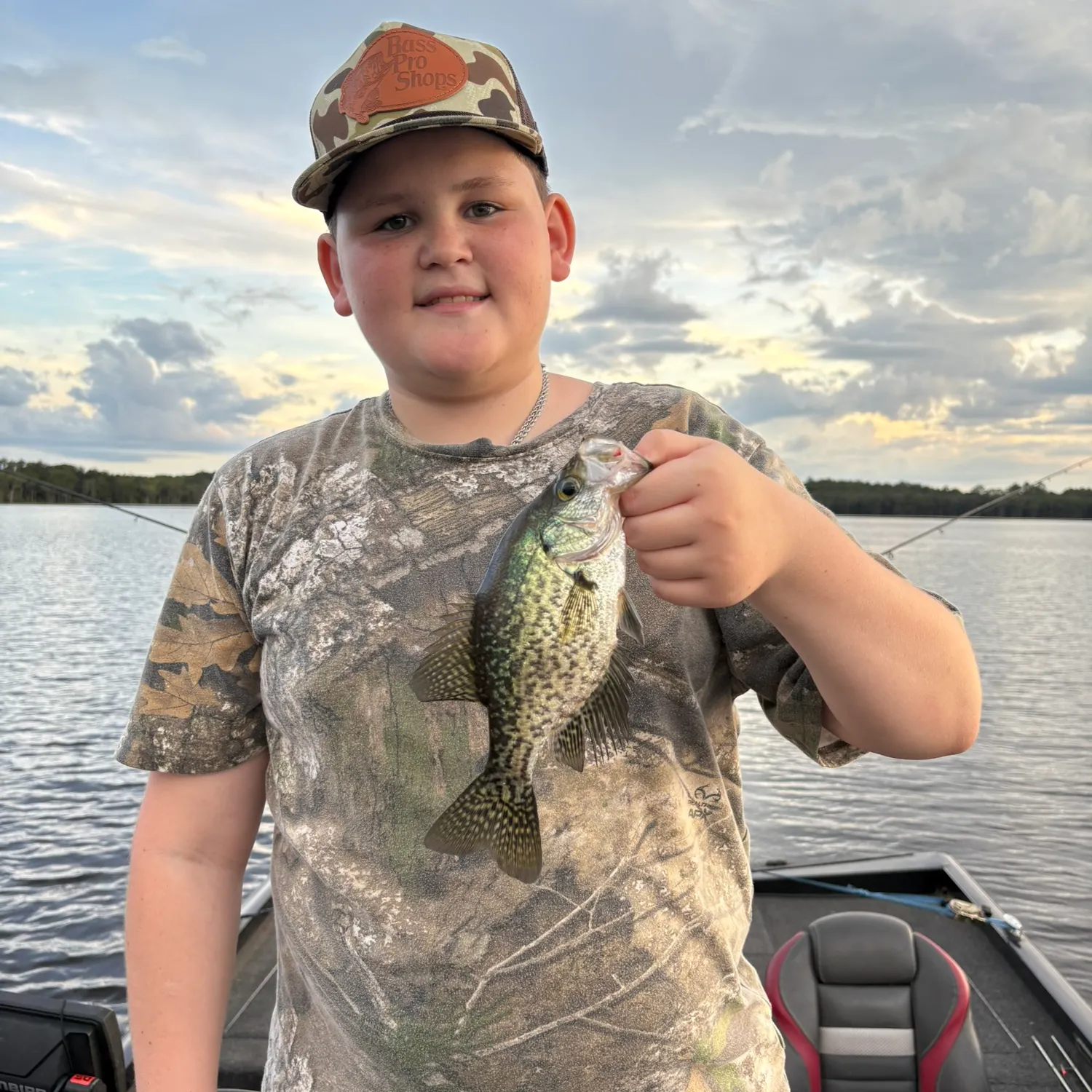 Black crappie caught on Fishbrain