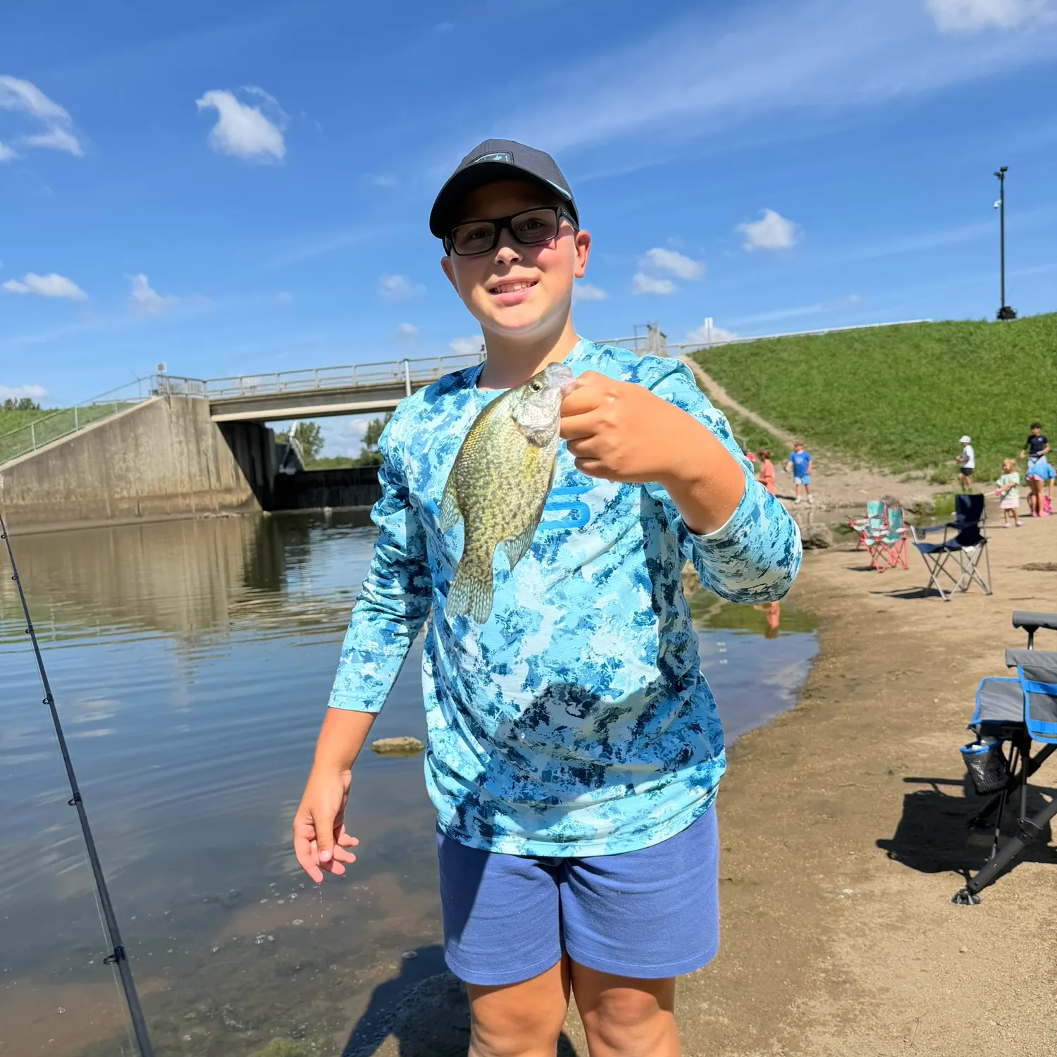 Black crappie caught on Fishbrain