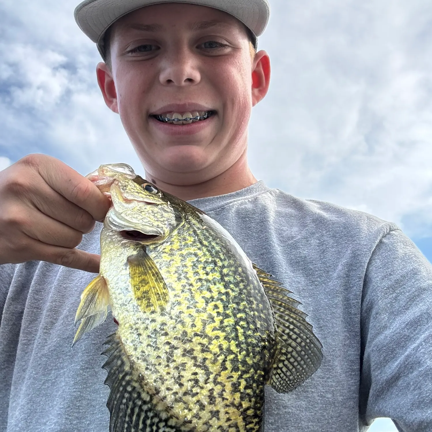 Black crappie caught on Fishbrain