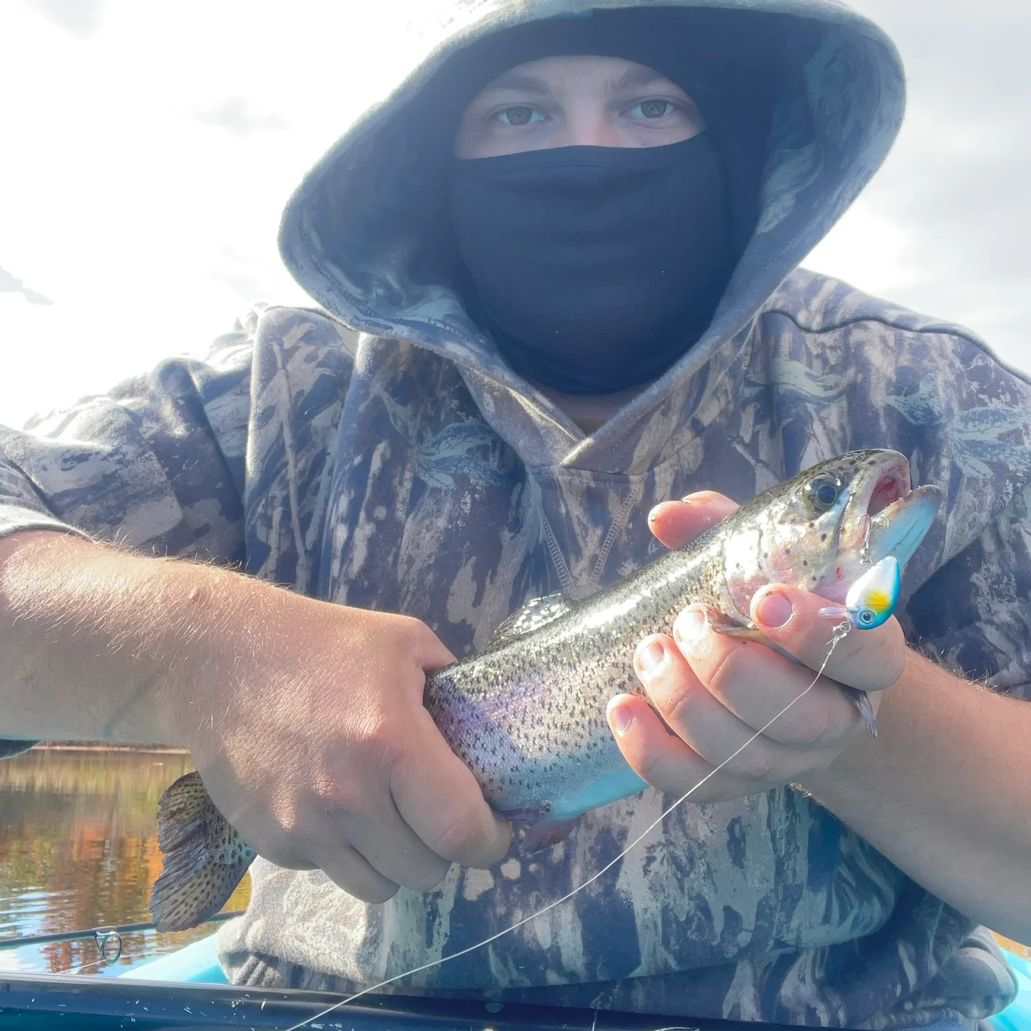 Rainbow trout caught on Fishbrain